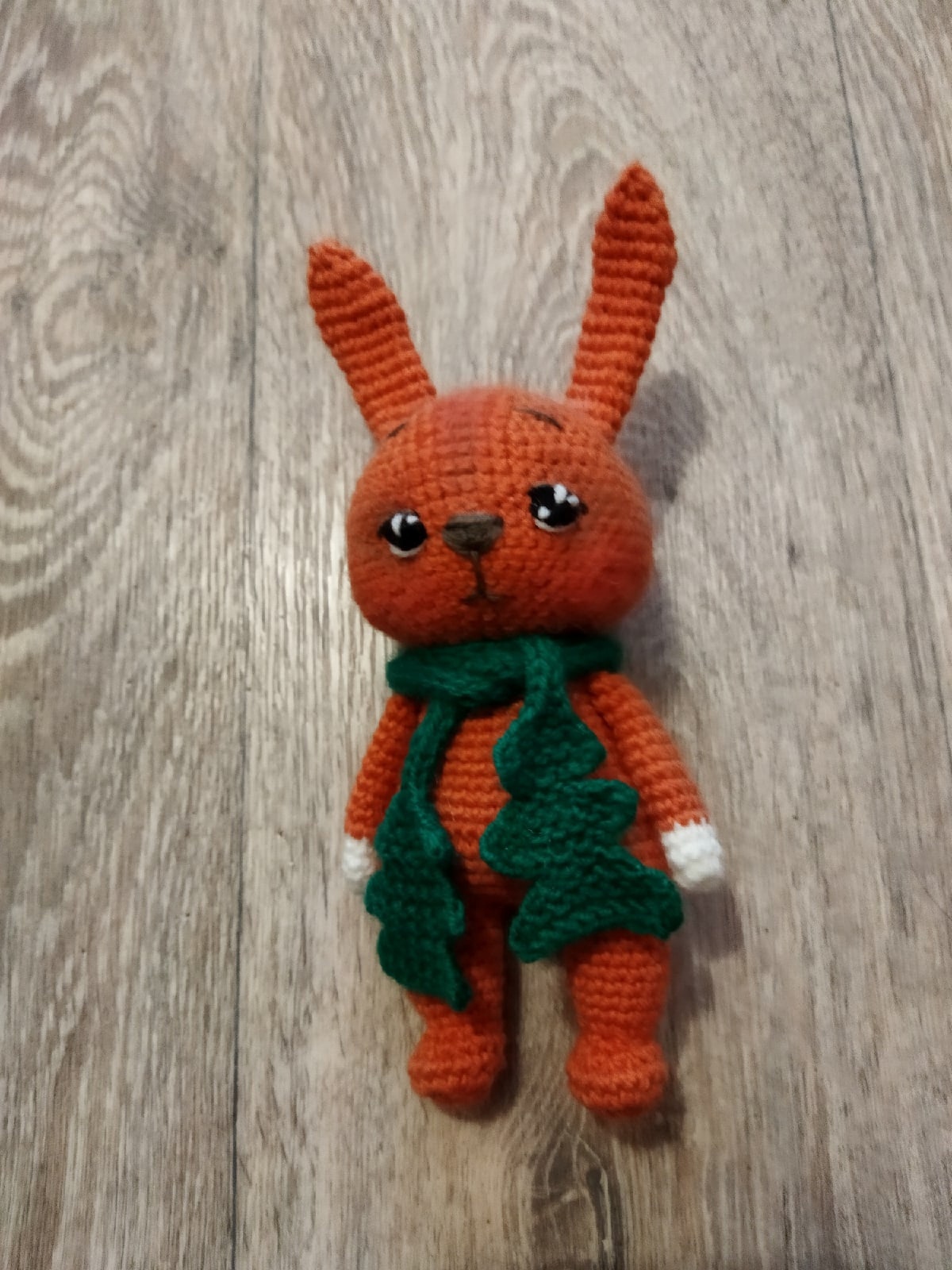 cat hare - My, Knitted toys, Amigurumi, Knitting, Needlework without process, Longpost