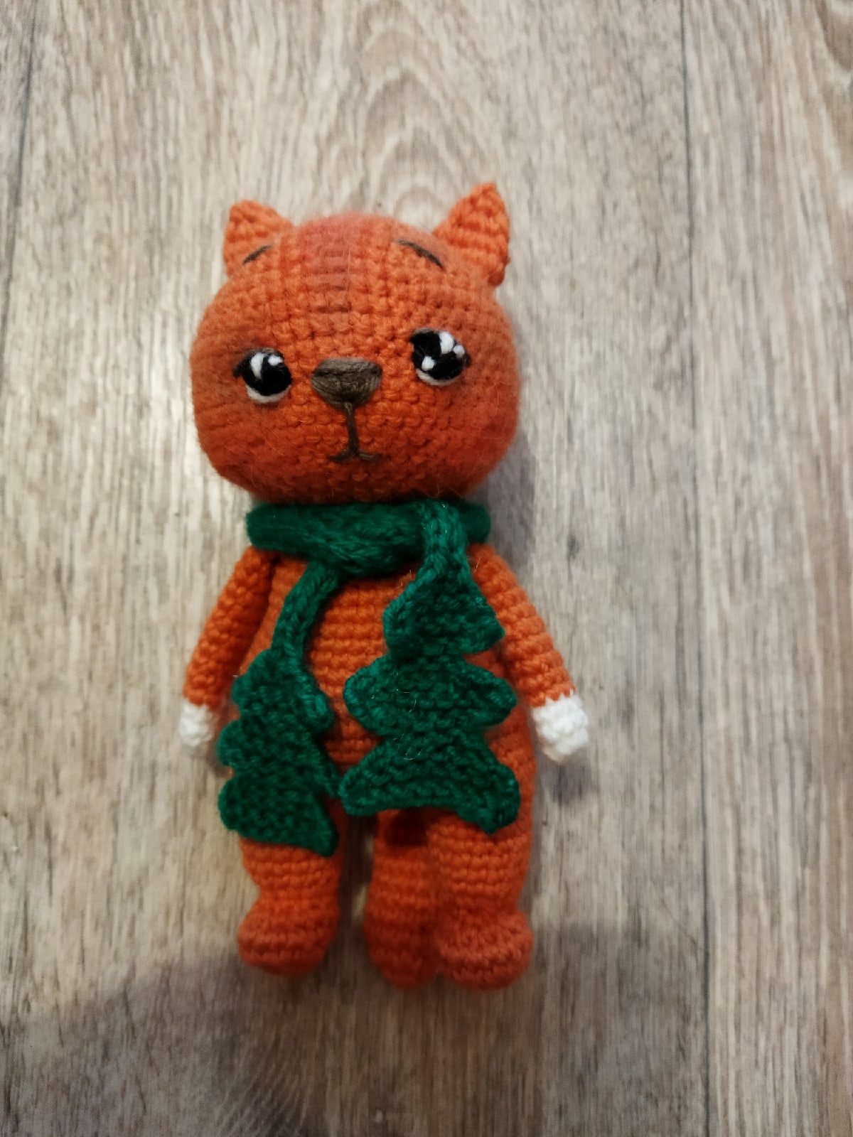 cat hare - My, Knitted toys, Amigurumi, Knitting, Needlework without process, Longpost