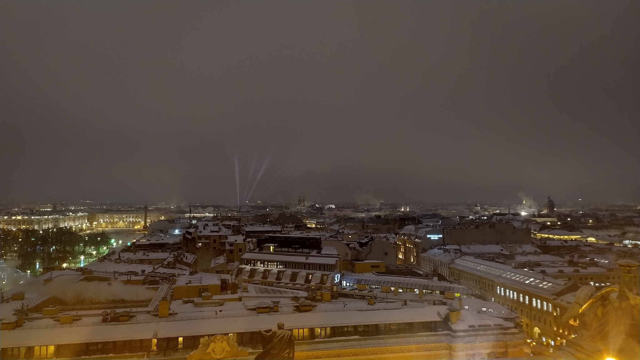 Новогодний Санкт-Петербург - Санкт-Петербург, Мобильная фотография, Вид сверху, Новый Год, Невский проспект, Длиннопост