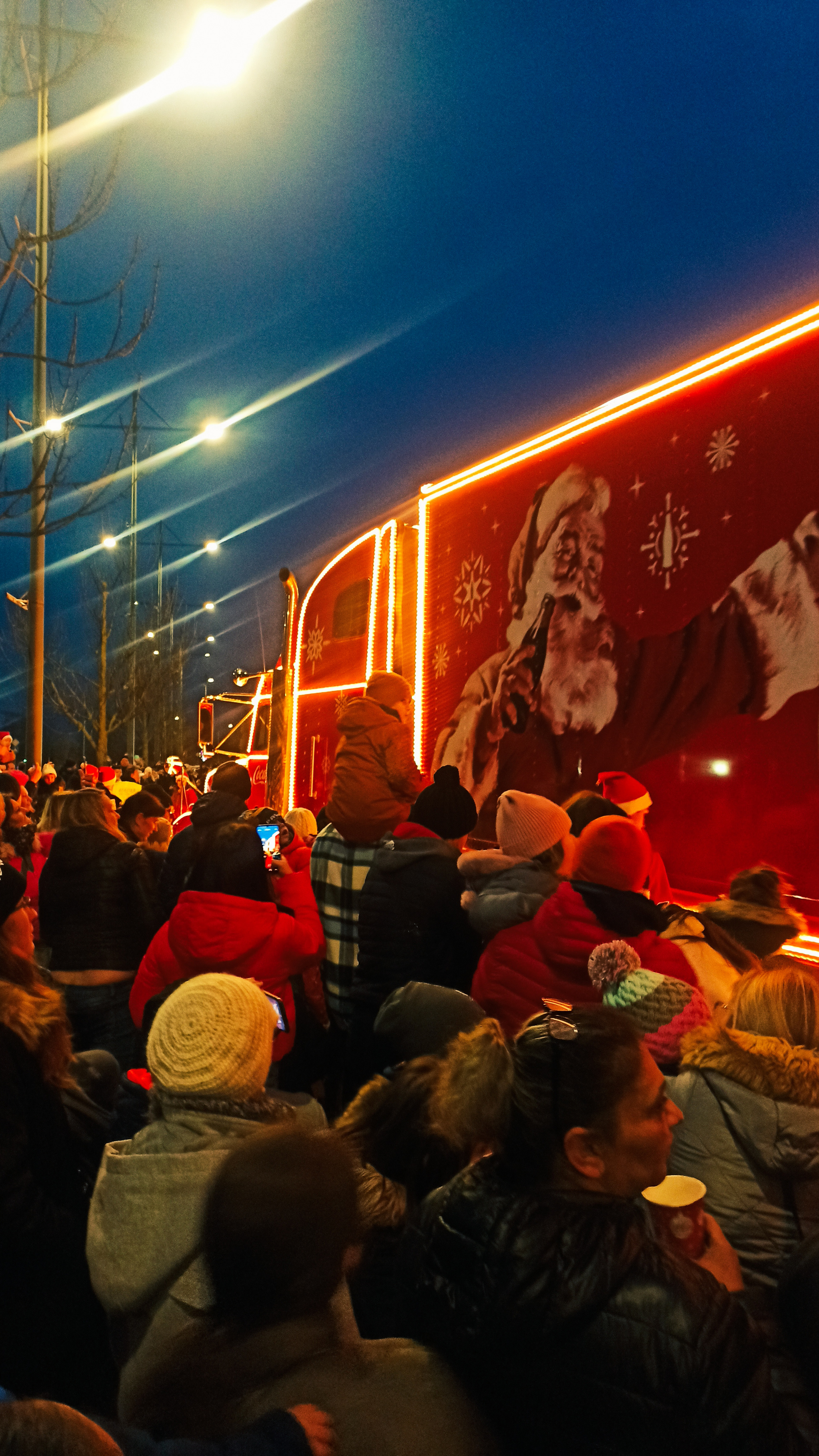 Coca-Cola truck drove to Olomouc - My, Living abroad, Czech, Relocation, Emigration, Russians, Migrants, Christmas, Coca-Cola, New Year, Santa Claus, Father Frost, Olomouc, Longpost