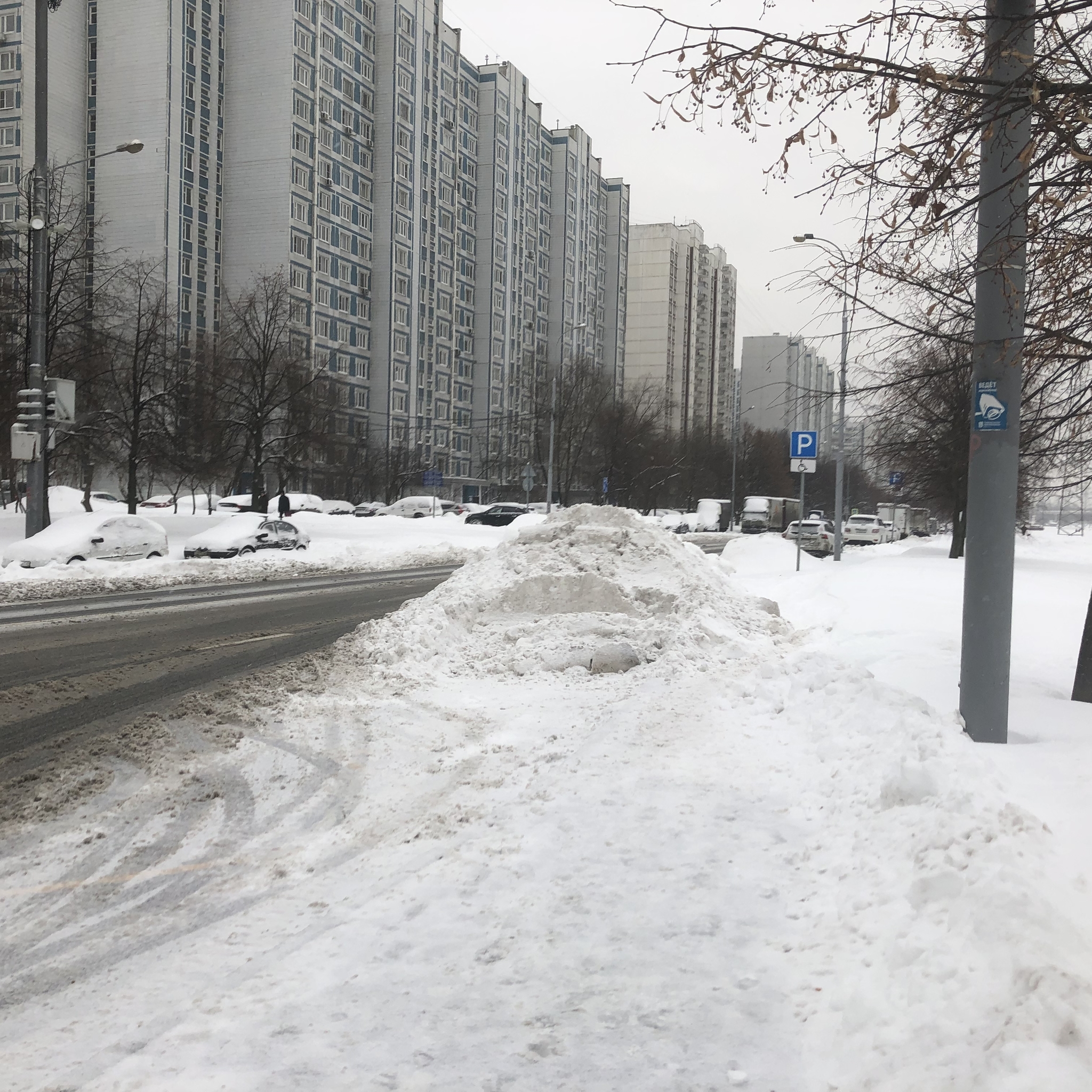 Briefly about snow removal in Moscow - My, Utility services, Snow, Moscow, Mess, Emotions