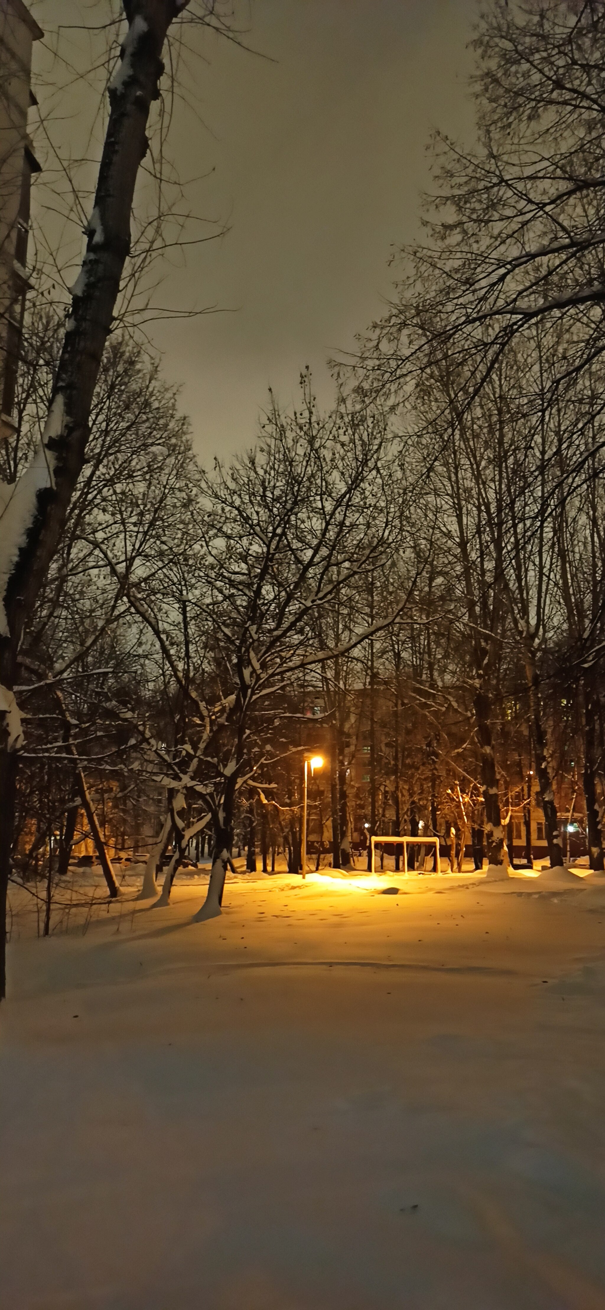 Bright night in Moscow - My, Night, Snow, Moscow, Longpost