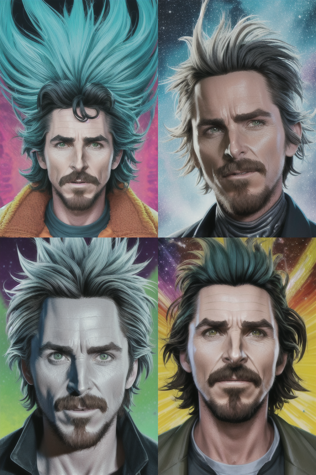 Famous actors in the image of Rick From Rick and Morty - My, Midjourney, Нейронные сети, Artificial Intelligence, Art, Neural network art, 2D, Digital, Rick Sanchez, Rick and Morty, Digital drawing, Computer graphics, Characters (edit), Longpost