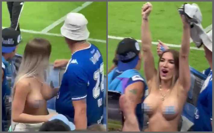 Женскую грудь перед матчем КАН ощупывали так тщательно, что видео стало вирусным. И возмутительным