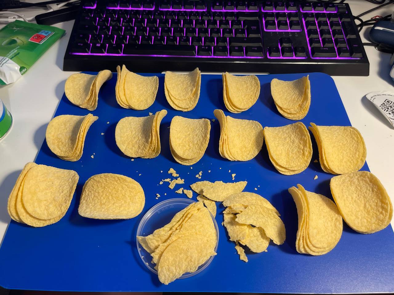 Pringles vs Lay's Stax - My, Crisps, Longpost, Count