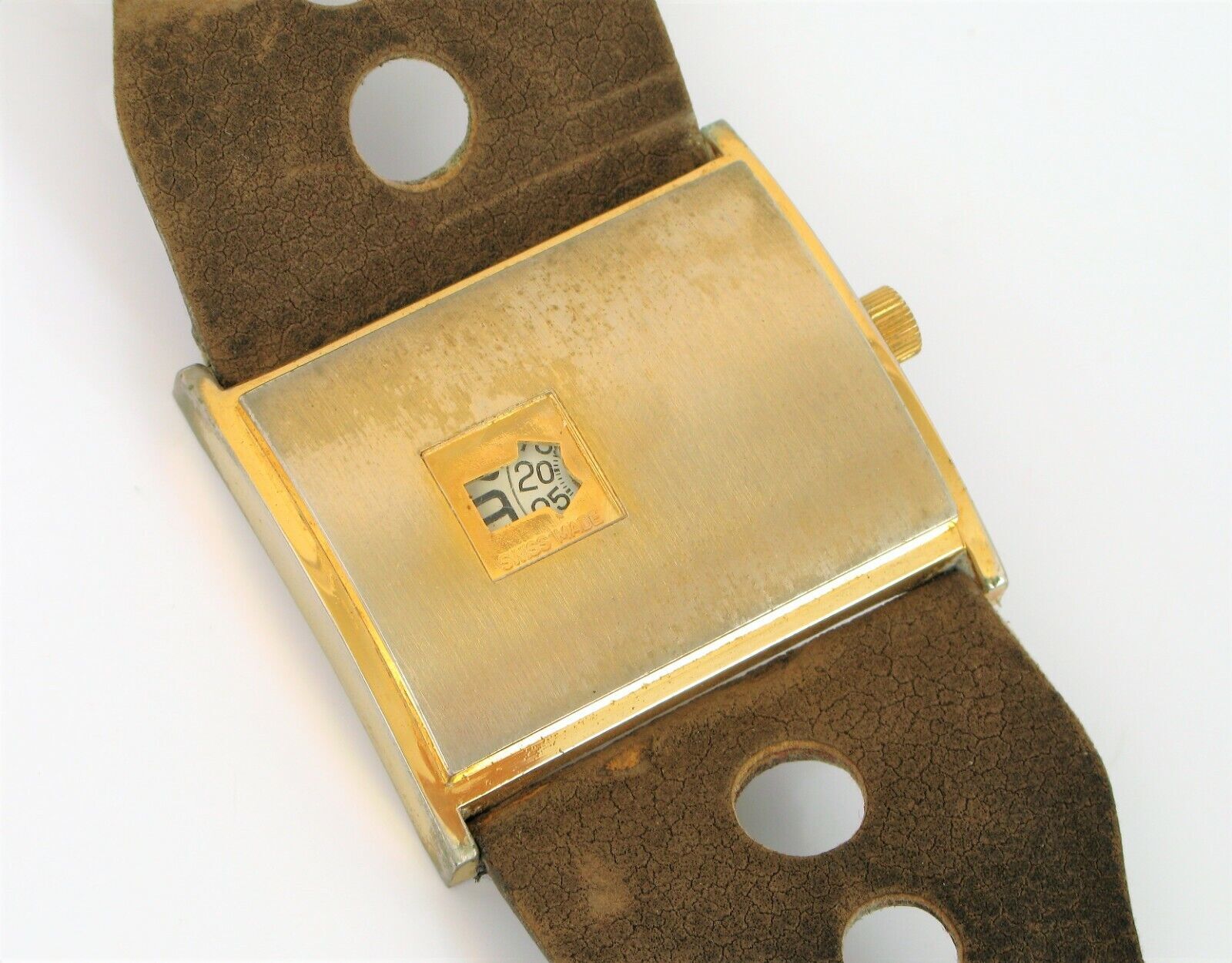 It is a pity that watches with disk indication did not take root - they look cool. By the way, they were also made in the USSR - My, Wrist Watch, Clock, Retro, the USSR, GDR, 70th