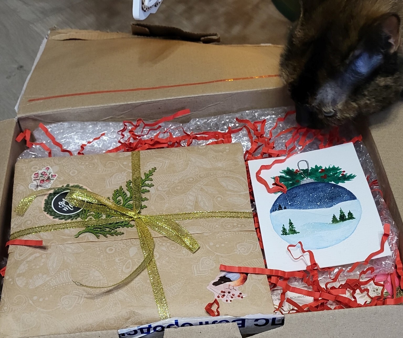 ADM 22/23 Belgorod - Orenburg - My, Gift exchange, cat, Secret Santa, Longpost