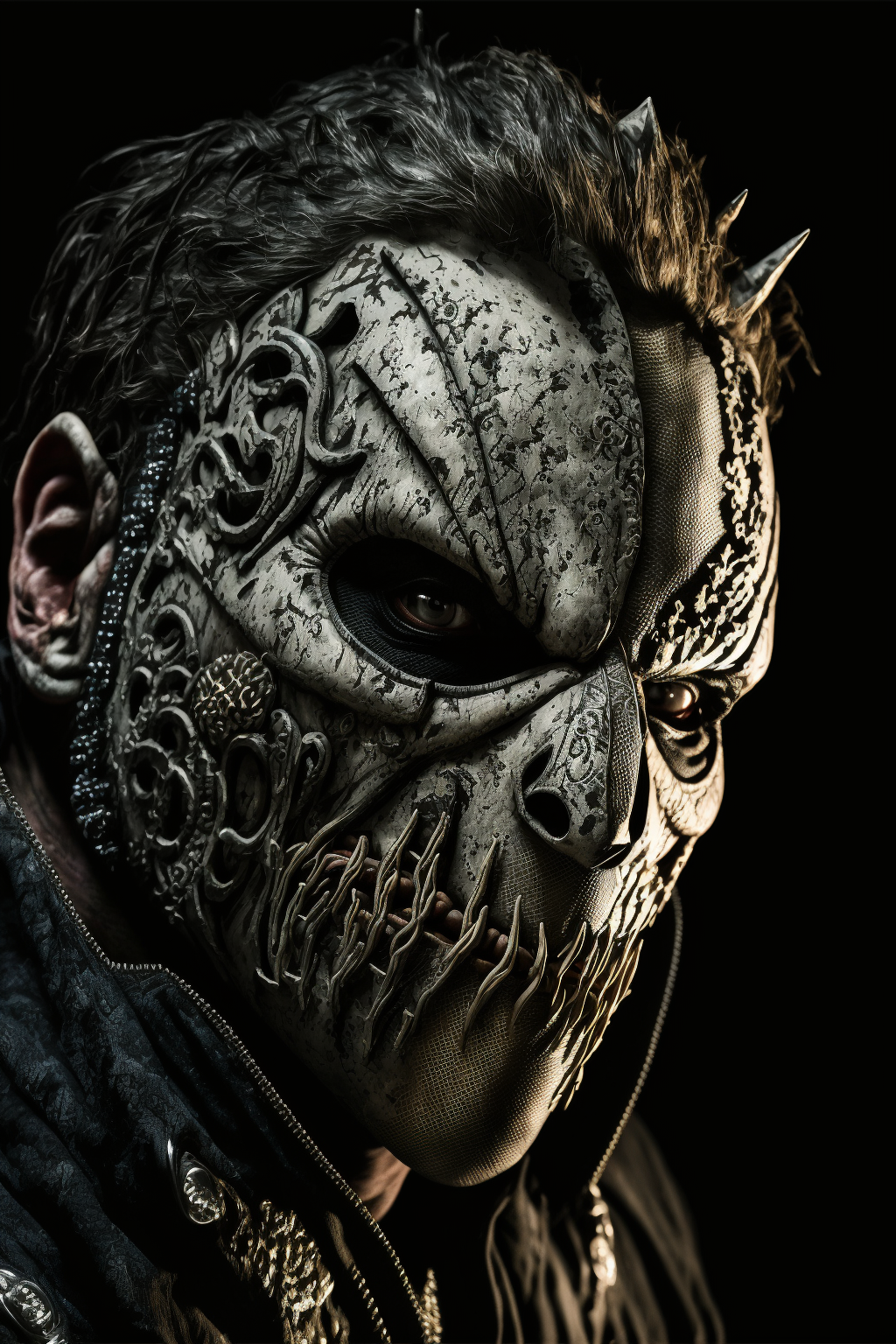 midjourney. slipknot - Midjourney, Нейронные сети, Art, Slipknot, Music, Mask, Longpost