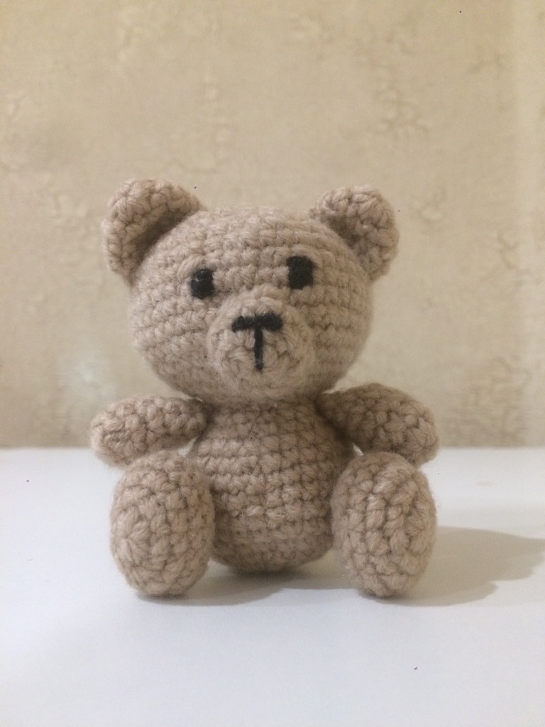 Crocheted a bear - My, Knitting, Crochet, Creation, Needlework without process