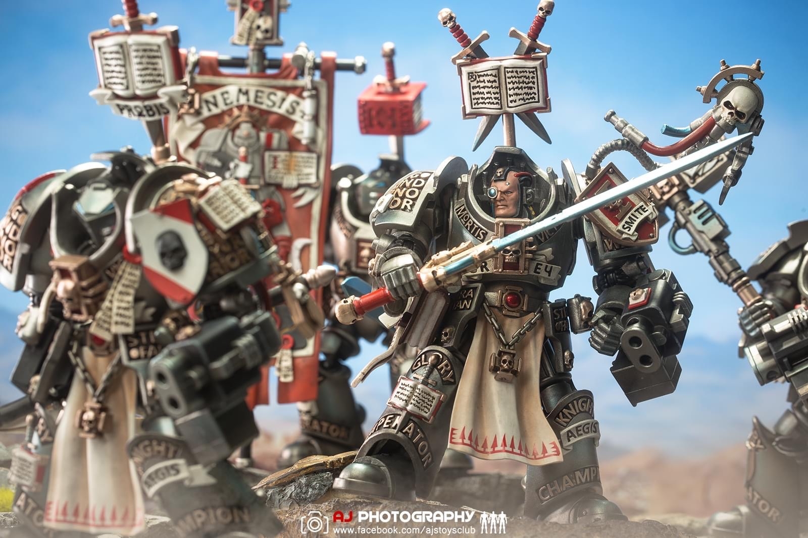 Серые рыцари Warhammer 40000 - Warhammer 40k, Grey Knights, Action Figures, 1:18, Joy toy, Коллекционные фигурки, Хобби, Солдатики, Длиннопост