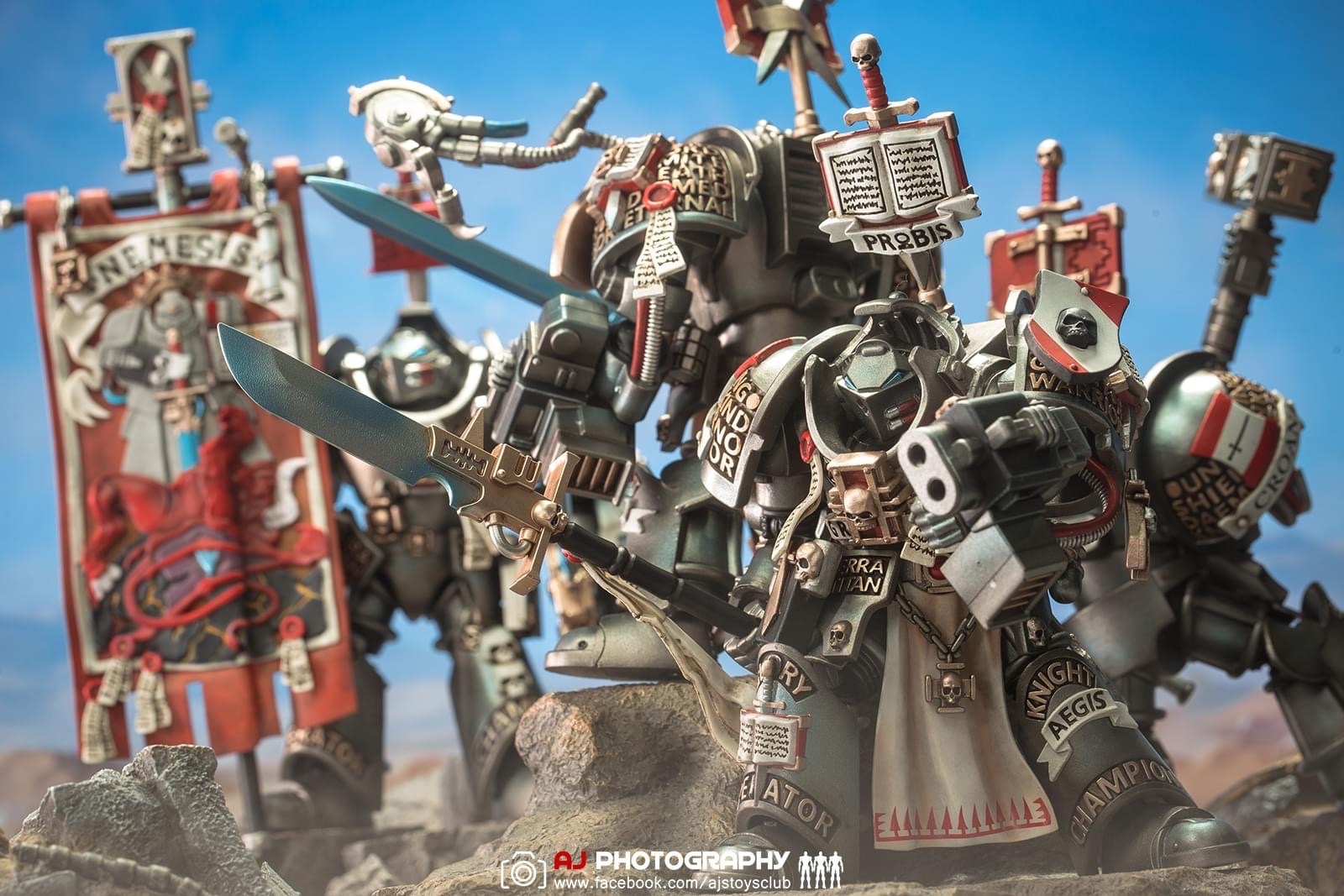 Серые рыцари Warhammer 40000 - Warhammer 40k, Grey Knights, Action Figures, 1:18, Joy toy, Коллекционные фигурки, Хобби, Солдатики, Длиннопост