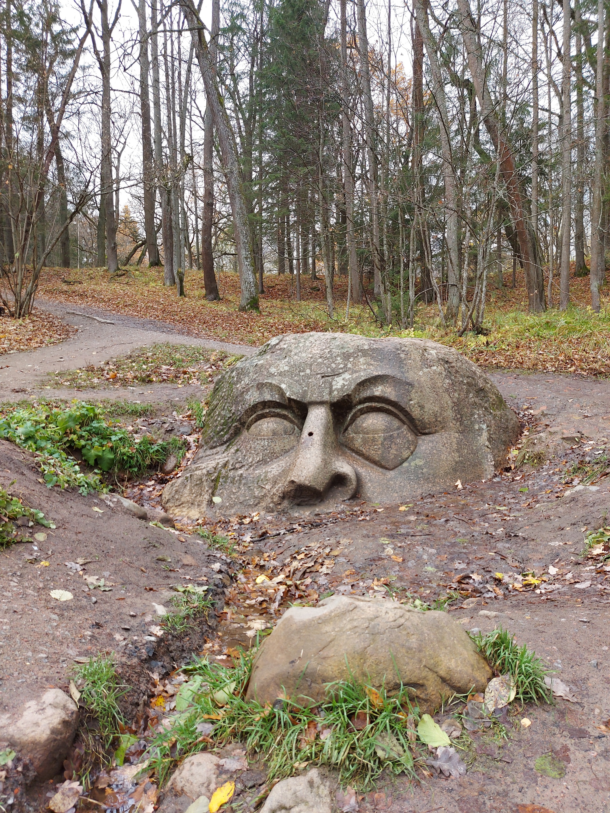 каменная голова в санкт петербурге