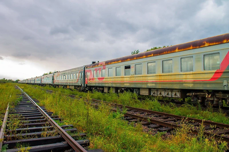 Cemetery of decommissioned passenger coaches Ammendorf - Abandoned, A train, the USSR, Russian Railways, Railway, Train, Public transport, Longpost, The photo