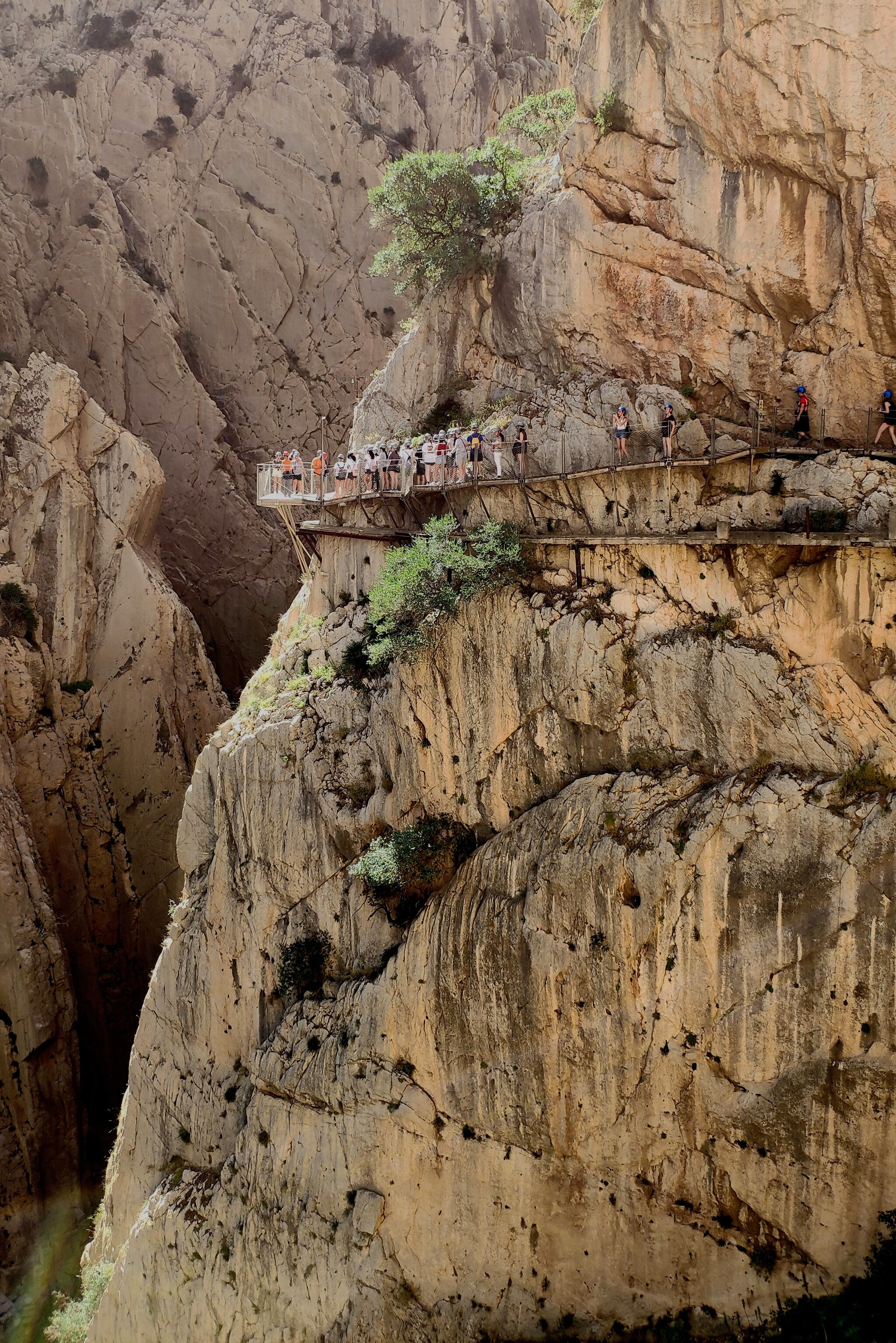 Royal path. Caminito del Ray - My, Mobile photography, Spain, Andalusia, Canyon, Travels, Tourism, Longpost