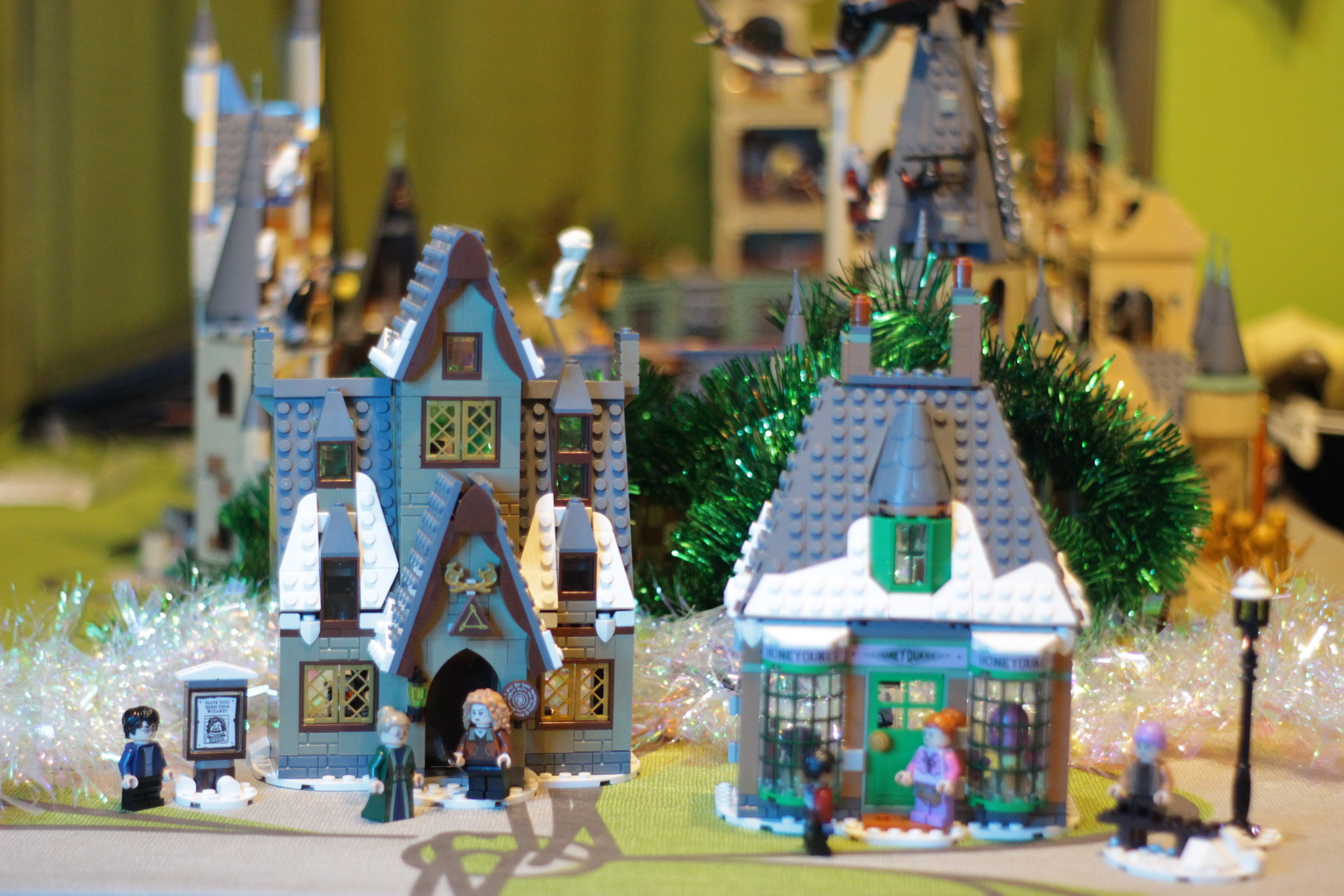 My Lego is not Hogwarts) Hogsmeade - My, Harry Potter, Lego, Collection, Collecting, Winter, New Year, Constructor, Longpost