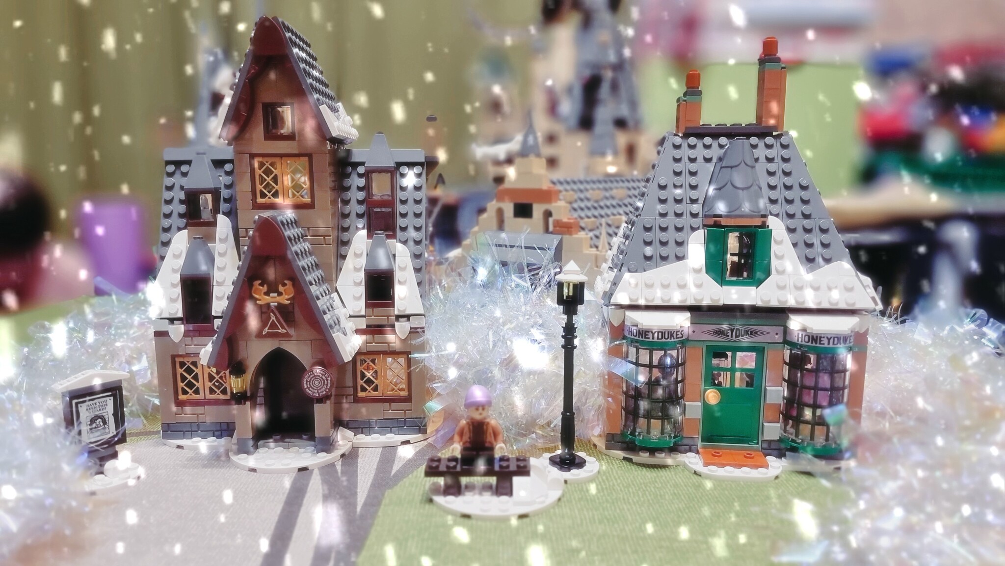 My Lego is not Hogwarts) Hogsmeade - My, Harry Potter, Lego, Collection, Collecting, Winter, New Year, Constructor, Longpost