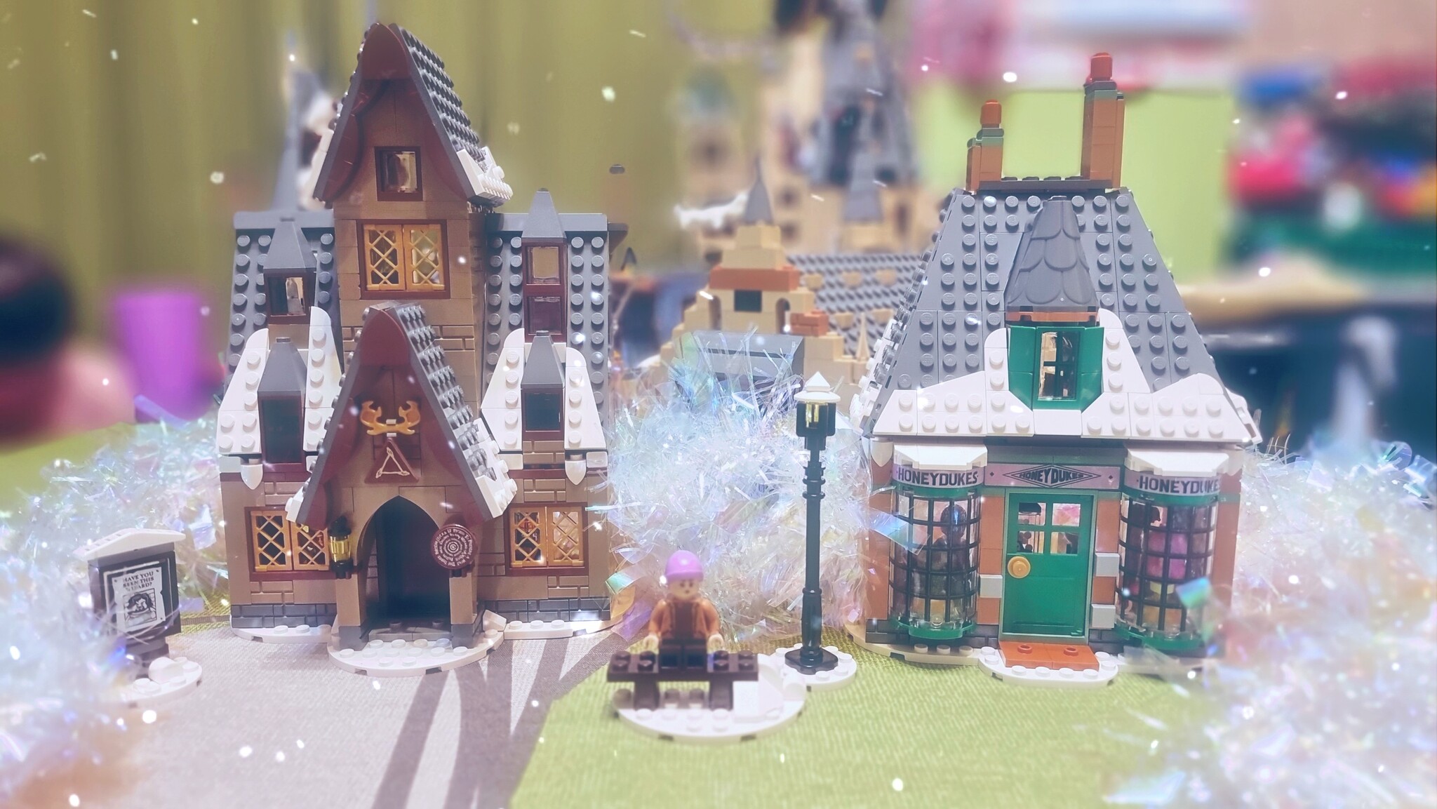 My Lego is not Hogwarts) Hogsmeade - My, Harry Potter, Lego, Collection, Collecting, Winter, New Year, Constructor, Longpost