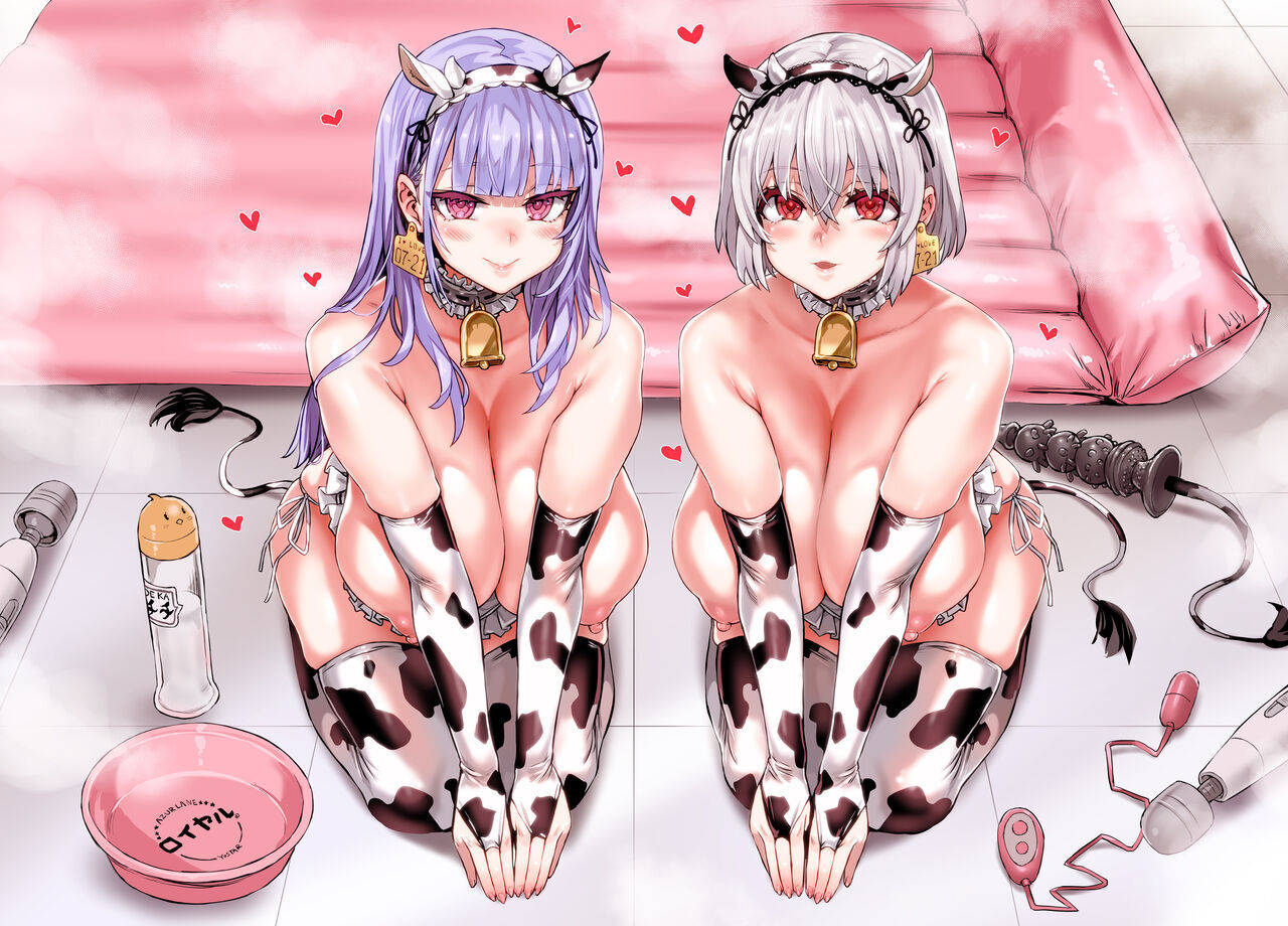 В полной боеготовности - NSFW, Azur Lane, Asanagi, Cowsuit, Огромные, Сиськи, Аниме, Anime Art, Рисованная эротика, Дилдо, Вибратор