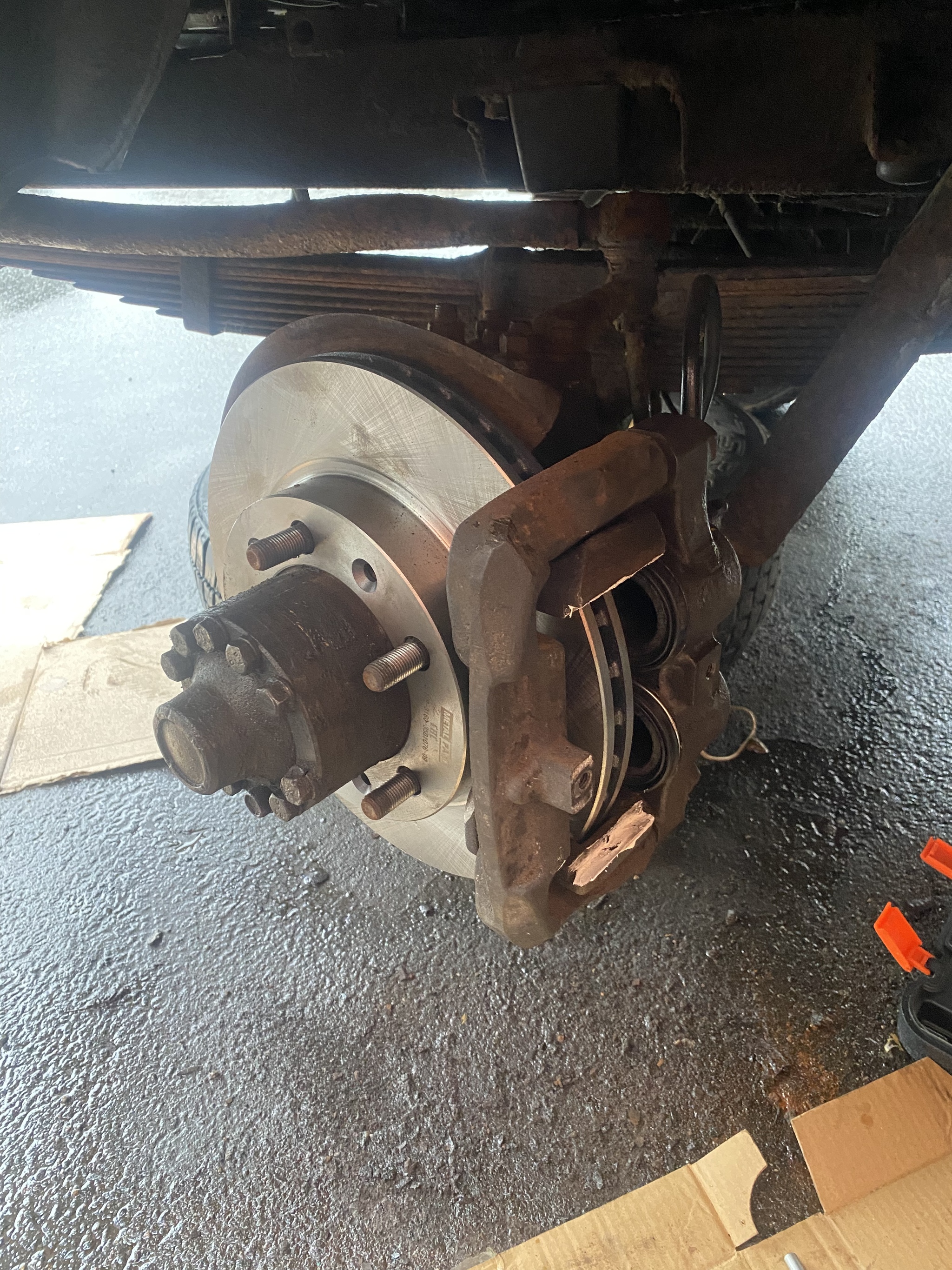 Replacement of brake discs and revision of calipers. UAZ 3303 Milk carrier - Auto repair, Car service, Spare parts, Breaking, UAZ, Brake caliper, Business, Farmer, Video, Youtube, Longpost