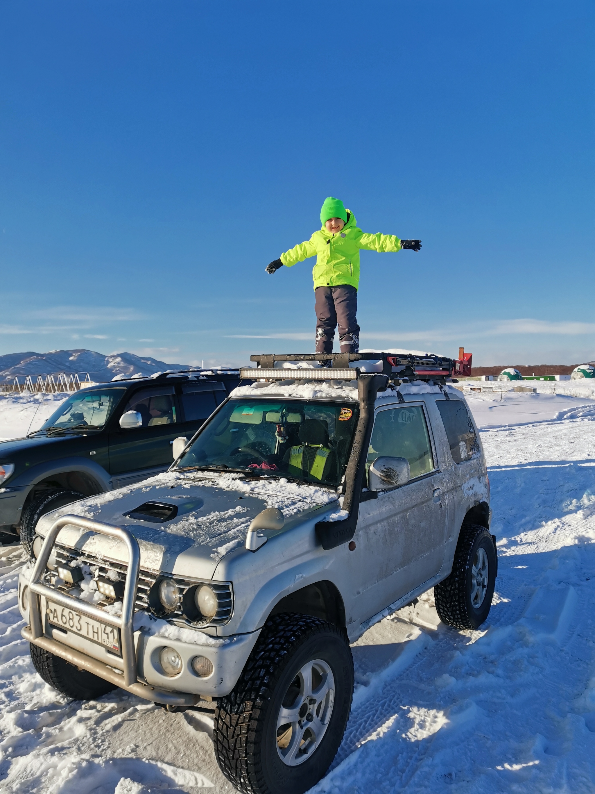 Reply to Battle Baby - My, Auto, Jeep, Snow, Reply to post, Longpost