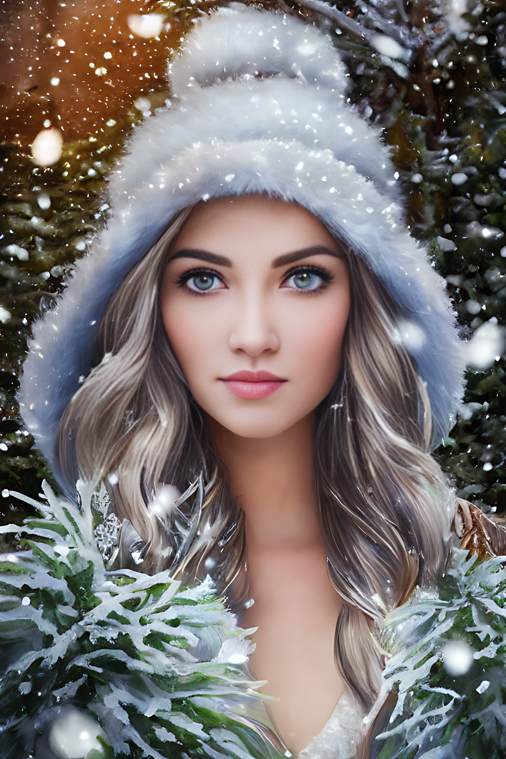 A little more idiot's dream - Snow Maiden, but not so glamorous - Нейронные сети, Stable diffusion, Neural network art, Longpost