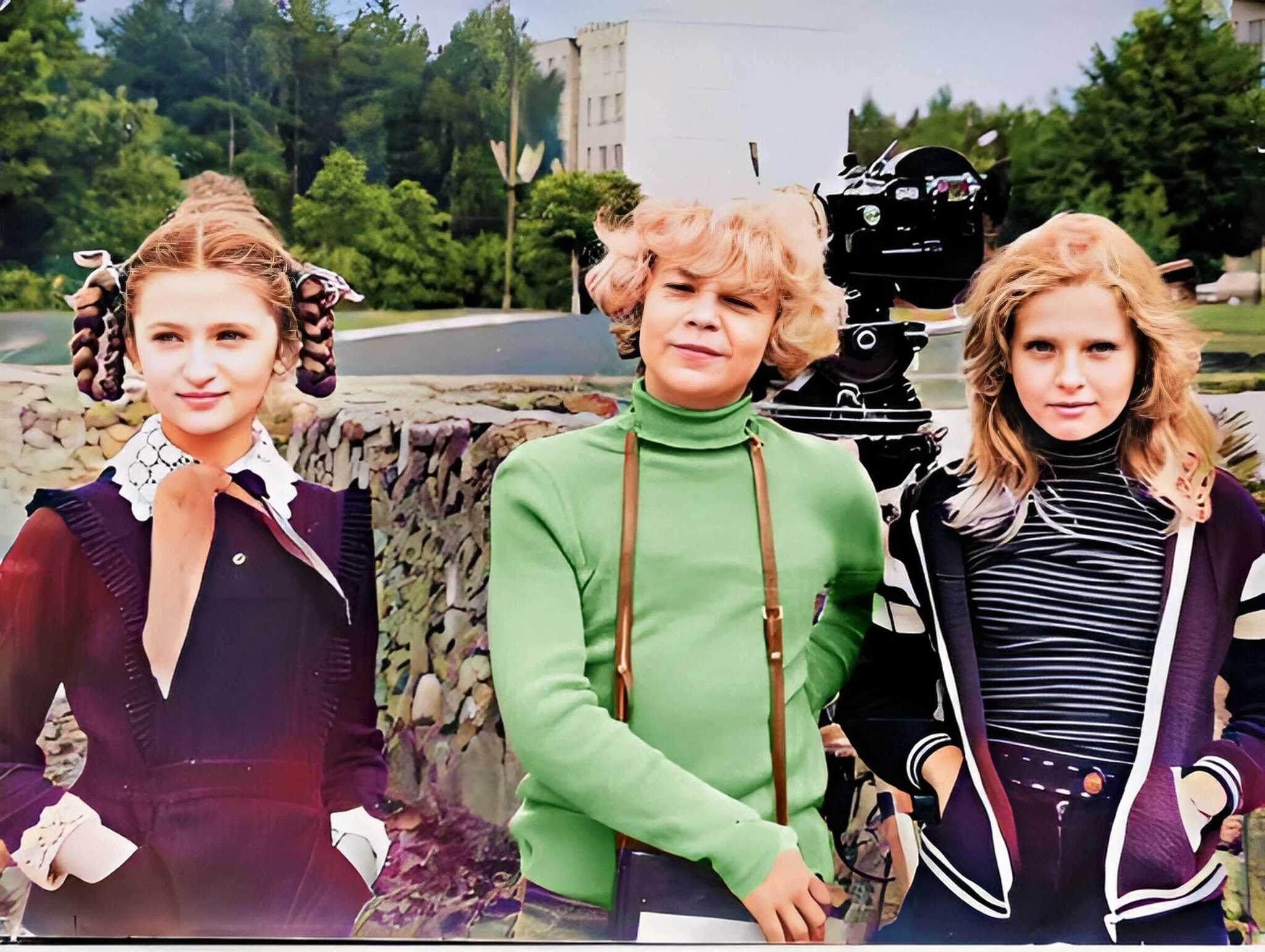 Photos from the filming of the serial film The Adventures of Electronics (1979) - Adventure Electronics, Soviet actors, Children, Photos from filming