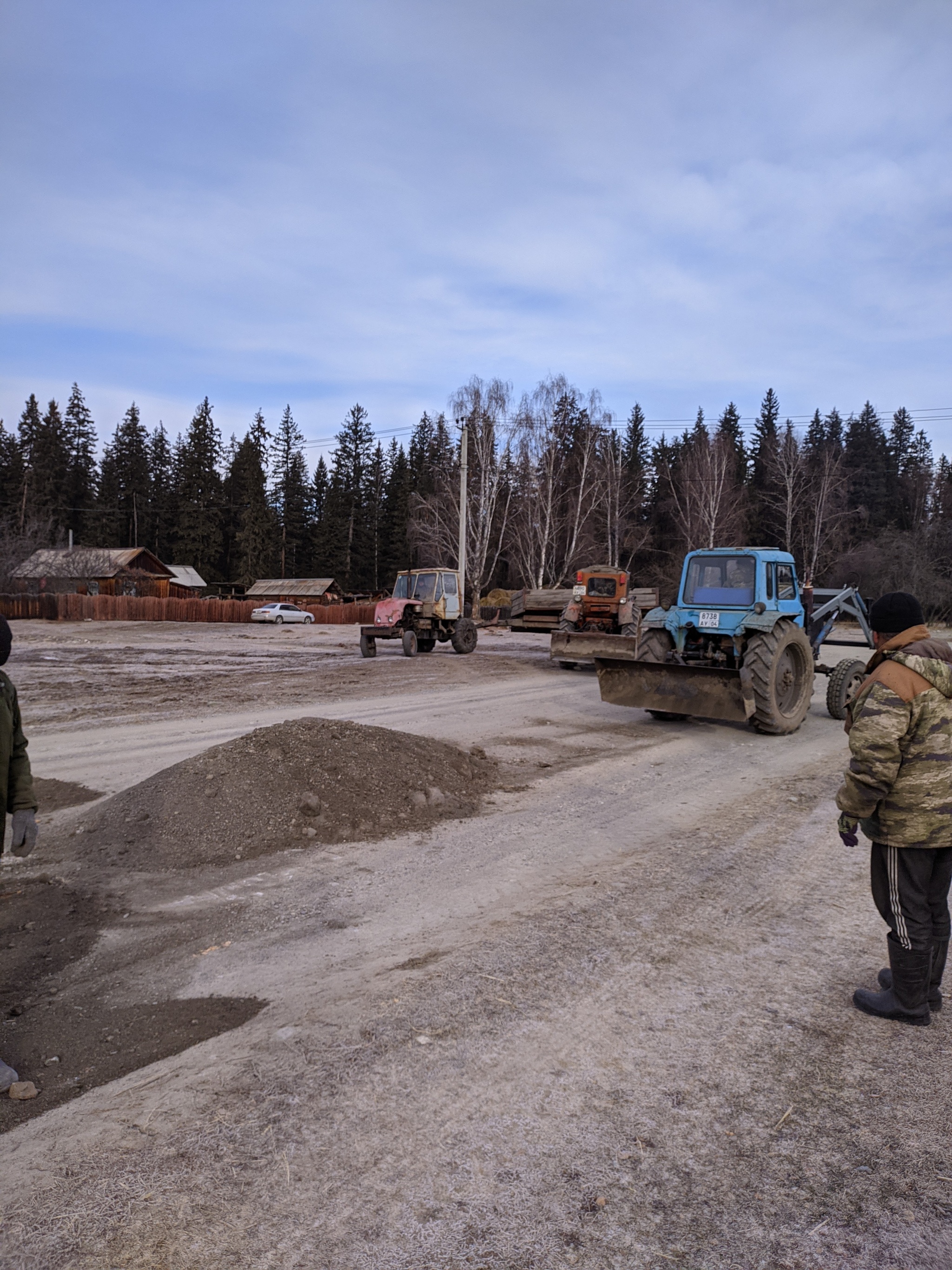 Oh, roads ... or do-it-yourself repairs - My, Road repair, Altai Republic, With your own hands, Longpost, Screenshot