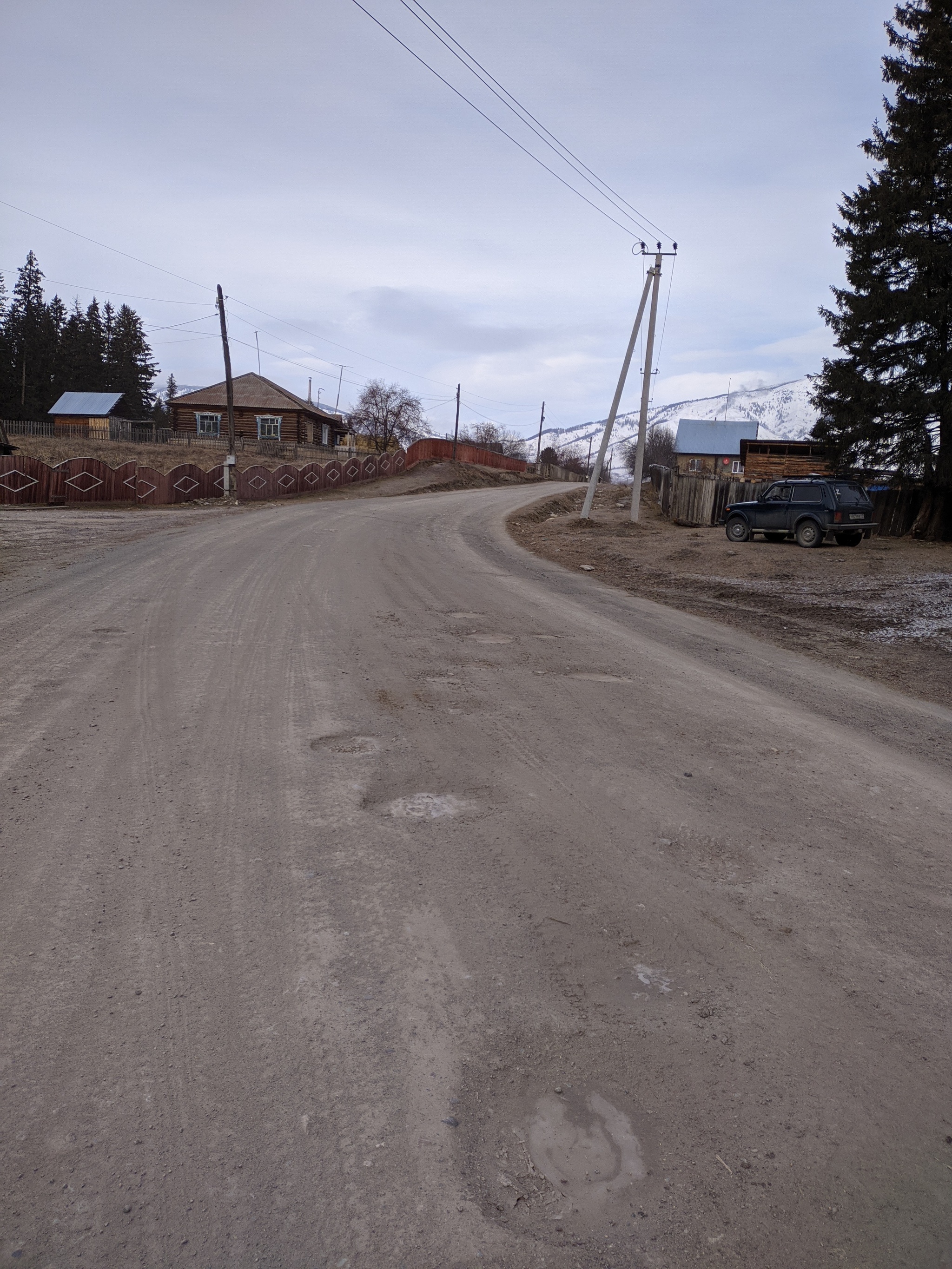 Oh, roads ... or do-it-yourself repairs - My, Road repair, Altai Republic, With your own hands, Longpost, Screenshot