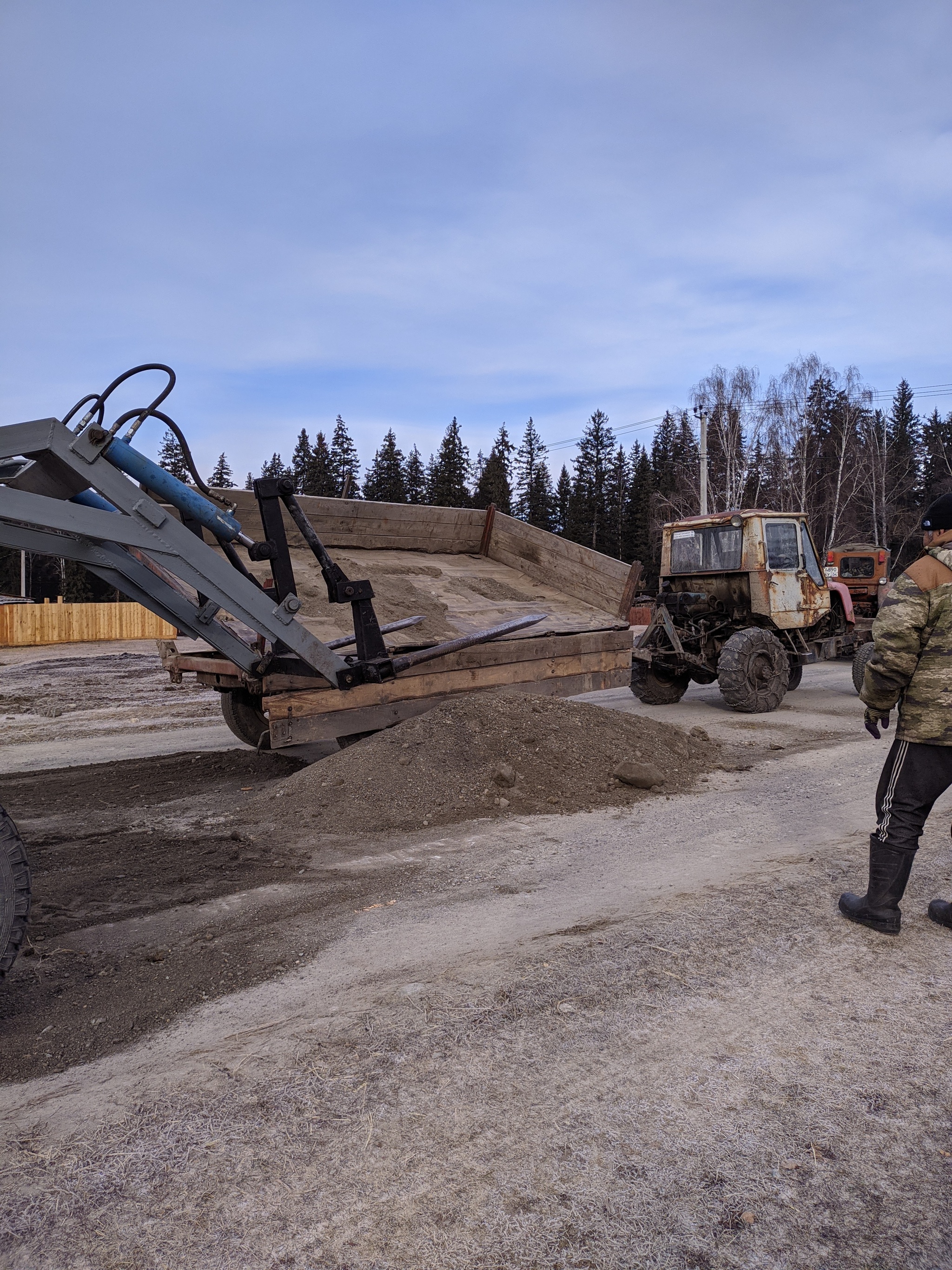 Oh, roads ... or do-it-yourself repairs - My, Road repair, Altai Republic, With your own hands, Longpost, Screenshot