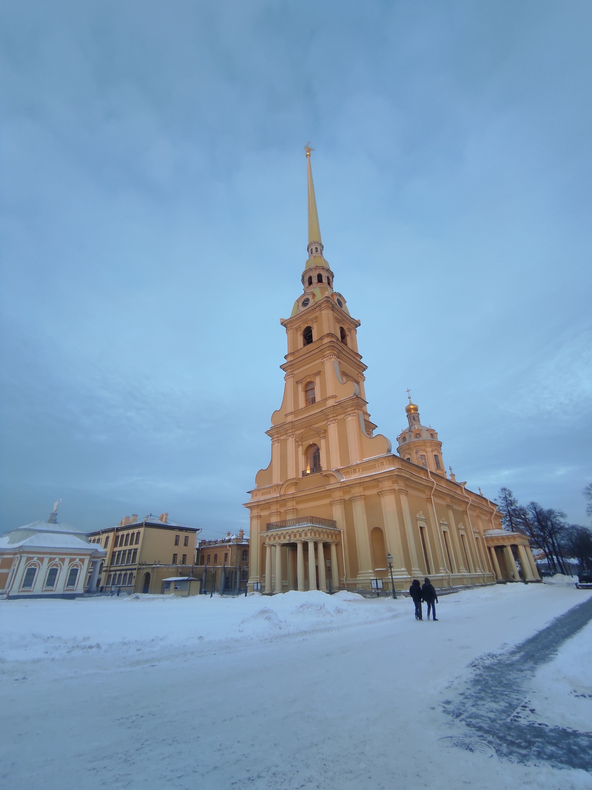 Walk through the Peter and Paul Fortress at sunset - My, Photobritish, Saint Petersburg, Mobile photography