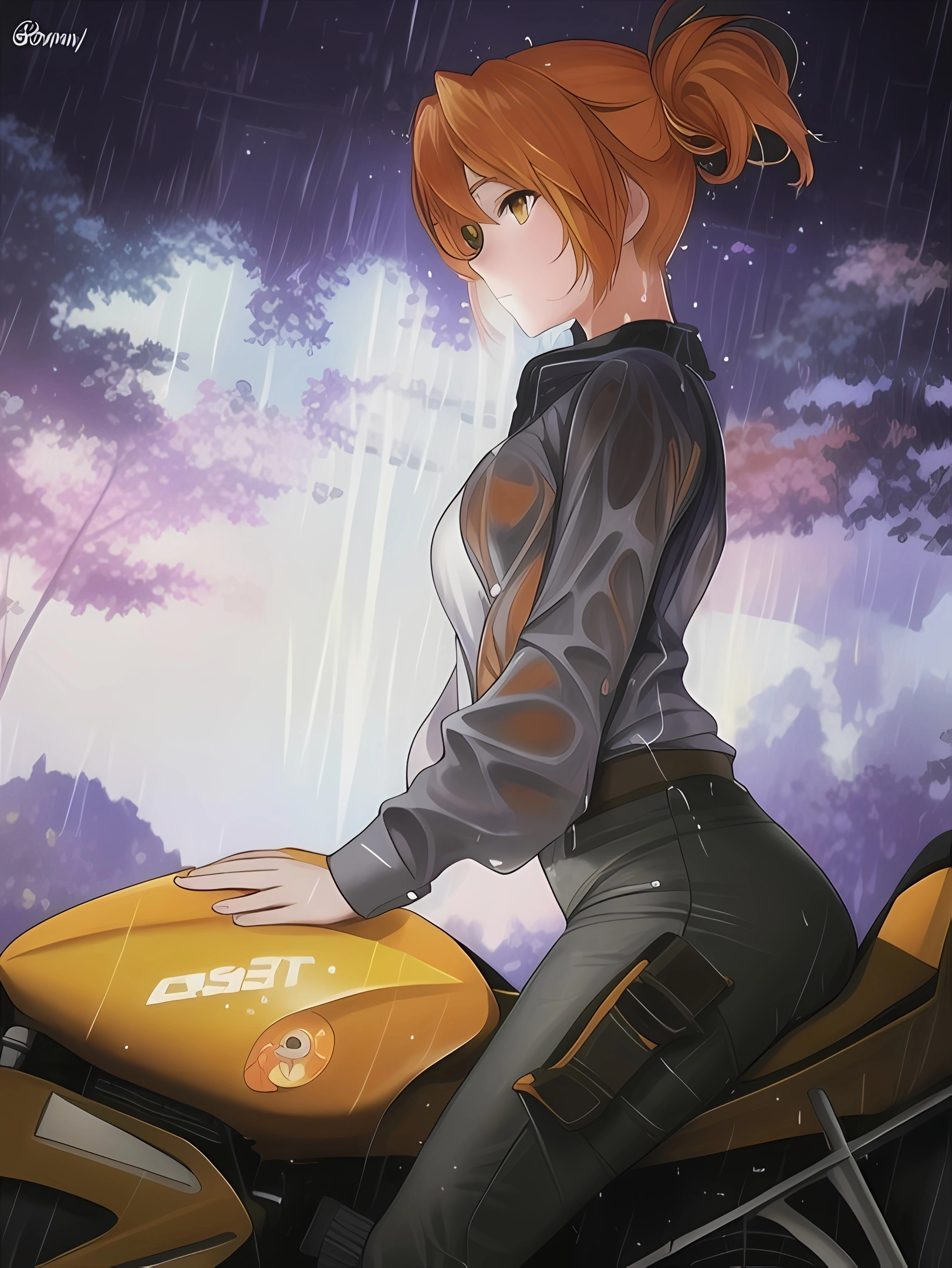 The road is my home and this is not the place for love... - Endless summer, Visual novel, Alisa Dvachevskaya, Art