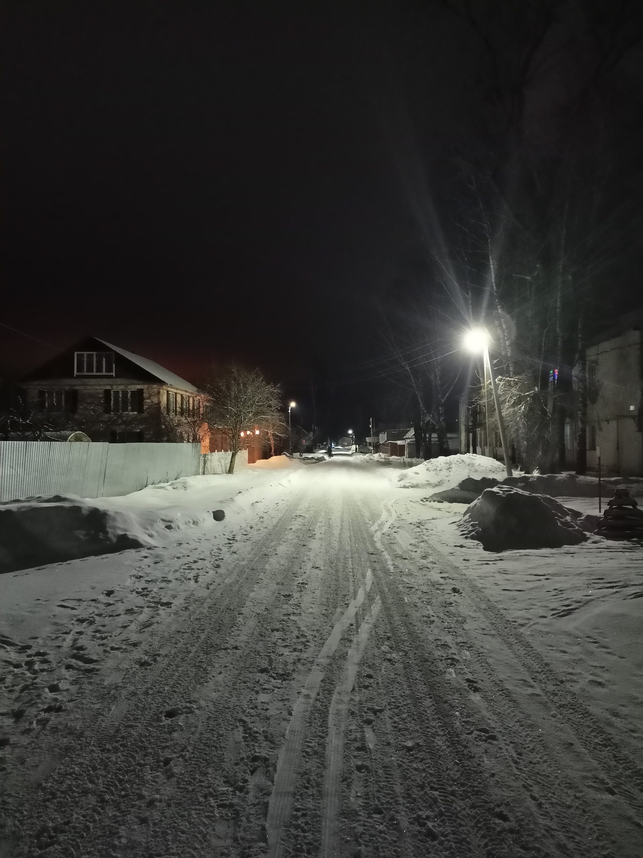 My place of power - My, Village, The street, Winter, The photo