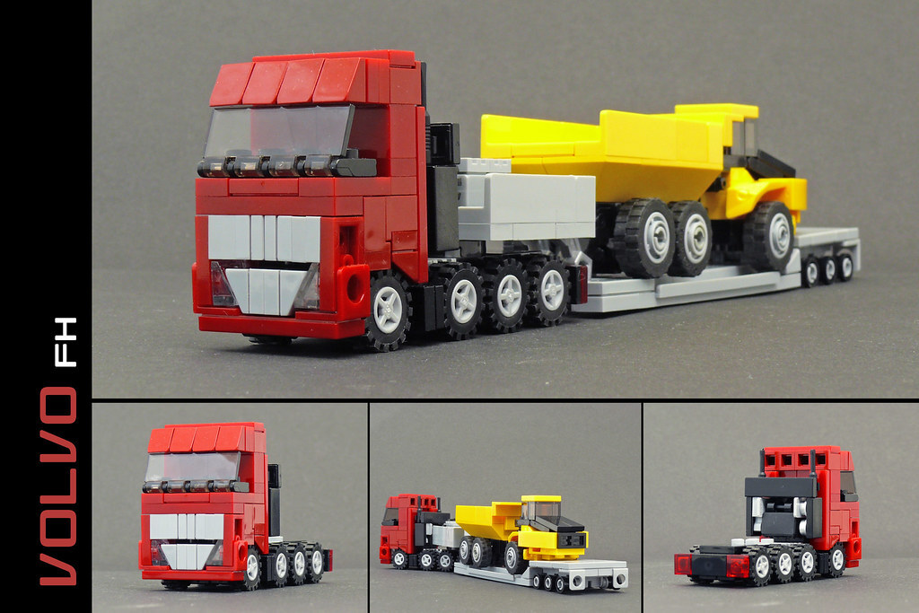 We leave on the asphalt - My, Lego, Truck, Constructor, Scale model, Technics, Auto, Longpost