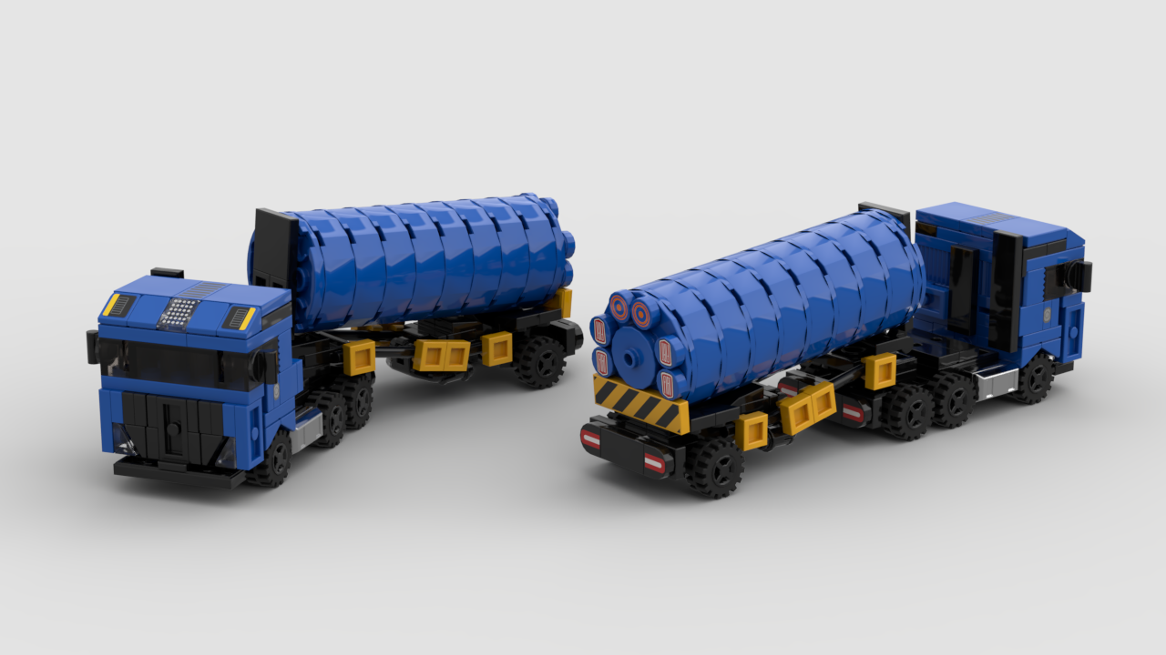 We leave on the asphalt - My, Lego, Truck, Constructor, Scale model, Technics, Auto, Longpost