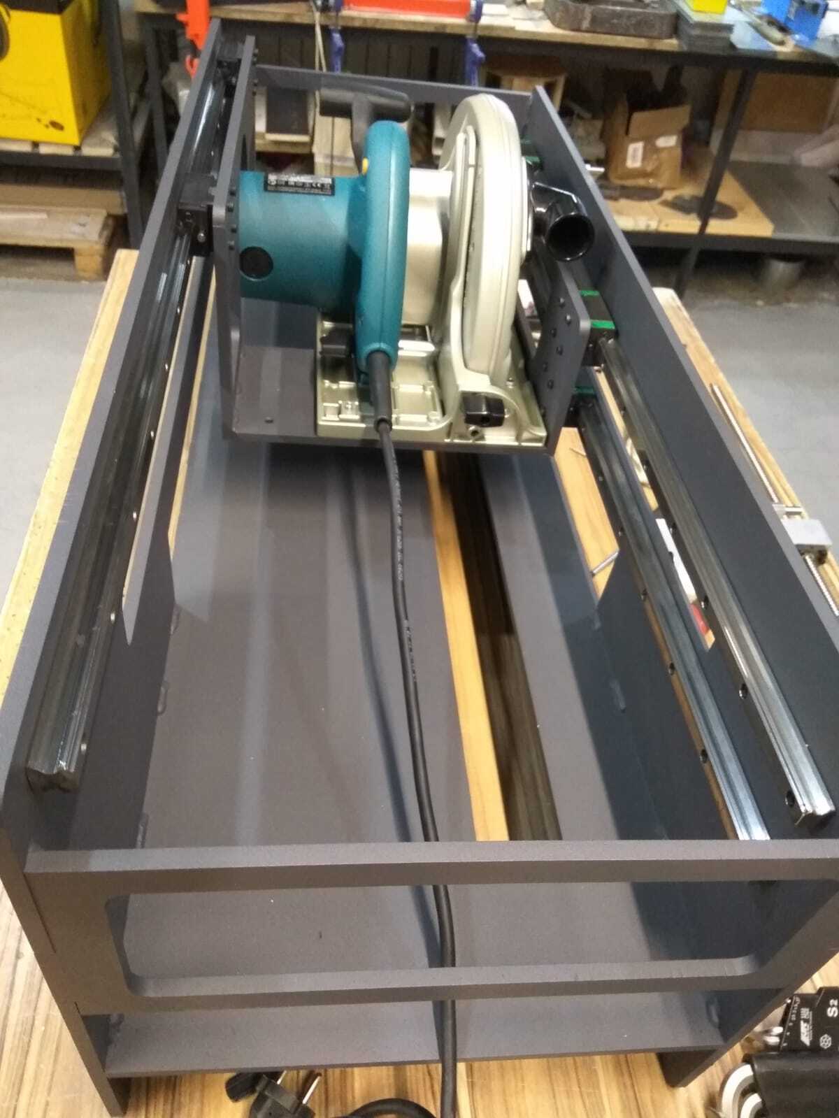 Автоматическая пила для алюминиевого профиля | Пикабу