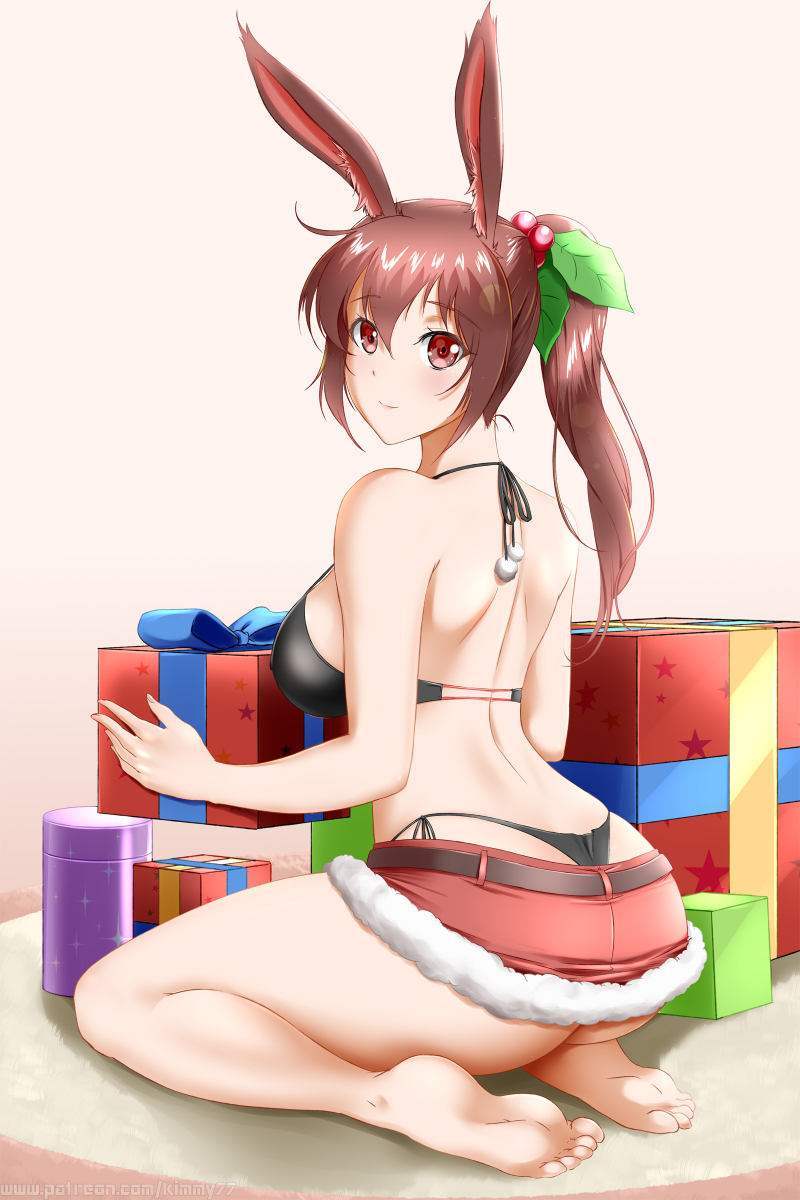 New Year's Bunny - NSFW, RWBY, Anime art, Anime, Art, Drawing, Boobs, Velvet Scarlatina, Booty, Underwear, Longpost