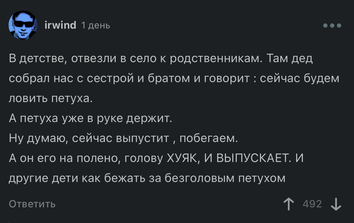 Когда приехал из деревни седым… | Пикабу