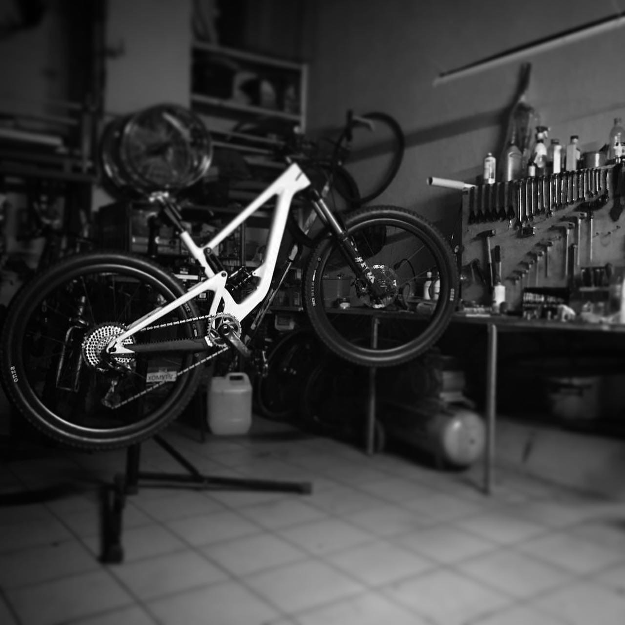 Hello, I am 37 years old and I am a bicycle mechanic. - My, A bike, Life stories, Workshop, Gray hair