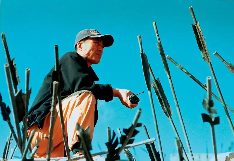 Jet Li and director Zhang Yimou on the set of Hero - Боевики, Actors and actresses, Chinese cinema, Jet Li, Movies, Video, Youtube, Longpost