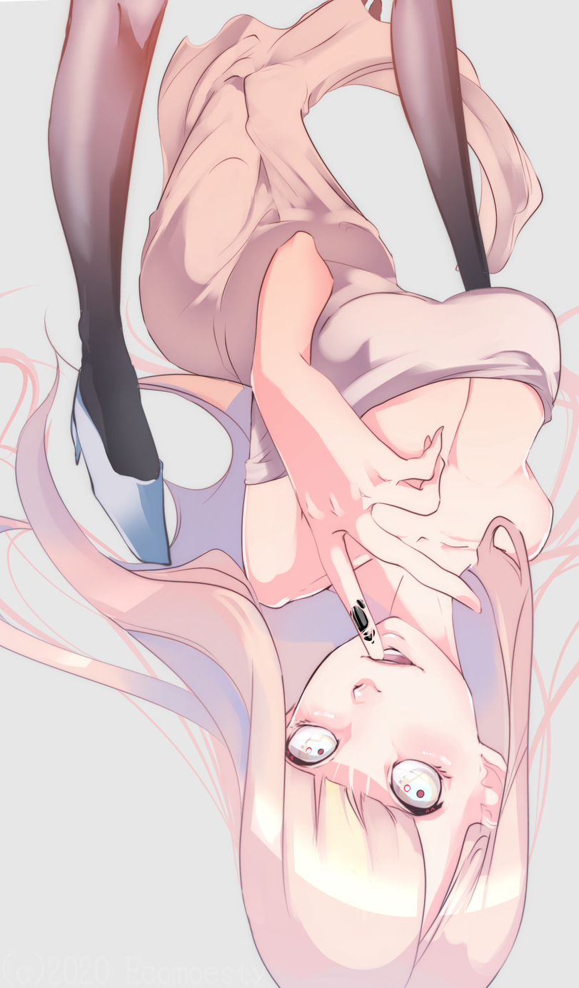 Robot girl by ecomoesty
 - NSFW, Art, Anime art, Anime, Robot Girl, Longpost