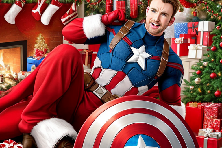 Marvel Movie Heroes Celebrate New Year's Eve - My, Chris Evans, Robert Downey Jr., Chris Hemsworth, Scarlett Johansson, iron Man, Thor, Hulk, Spiderman, Black Widow, Hawkeye, Stable diffusion, Нейронные сети, Artificial Intelligence, Midjourney, Neural network art, Digital drawing, Christmas, New Year, Longpost