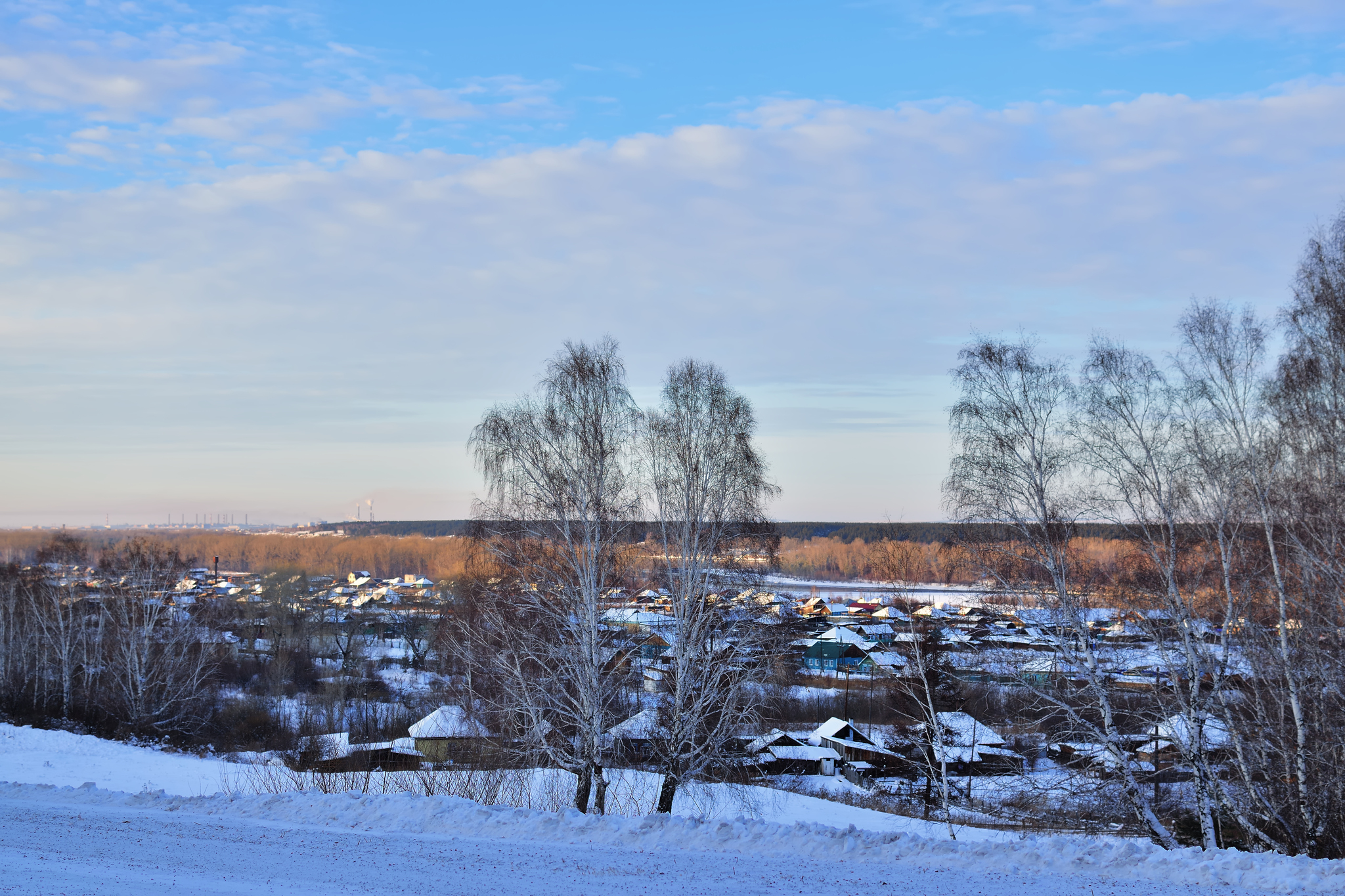 Shuner village - My, Winter, Krasnoyarsk region, The photo, Shushenskoye, Village