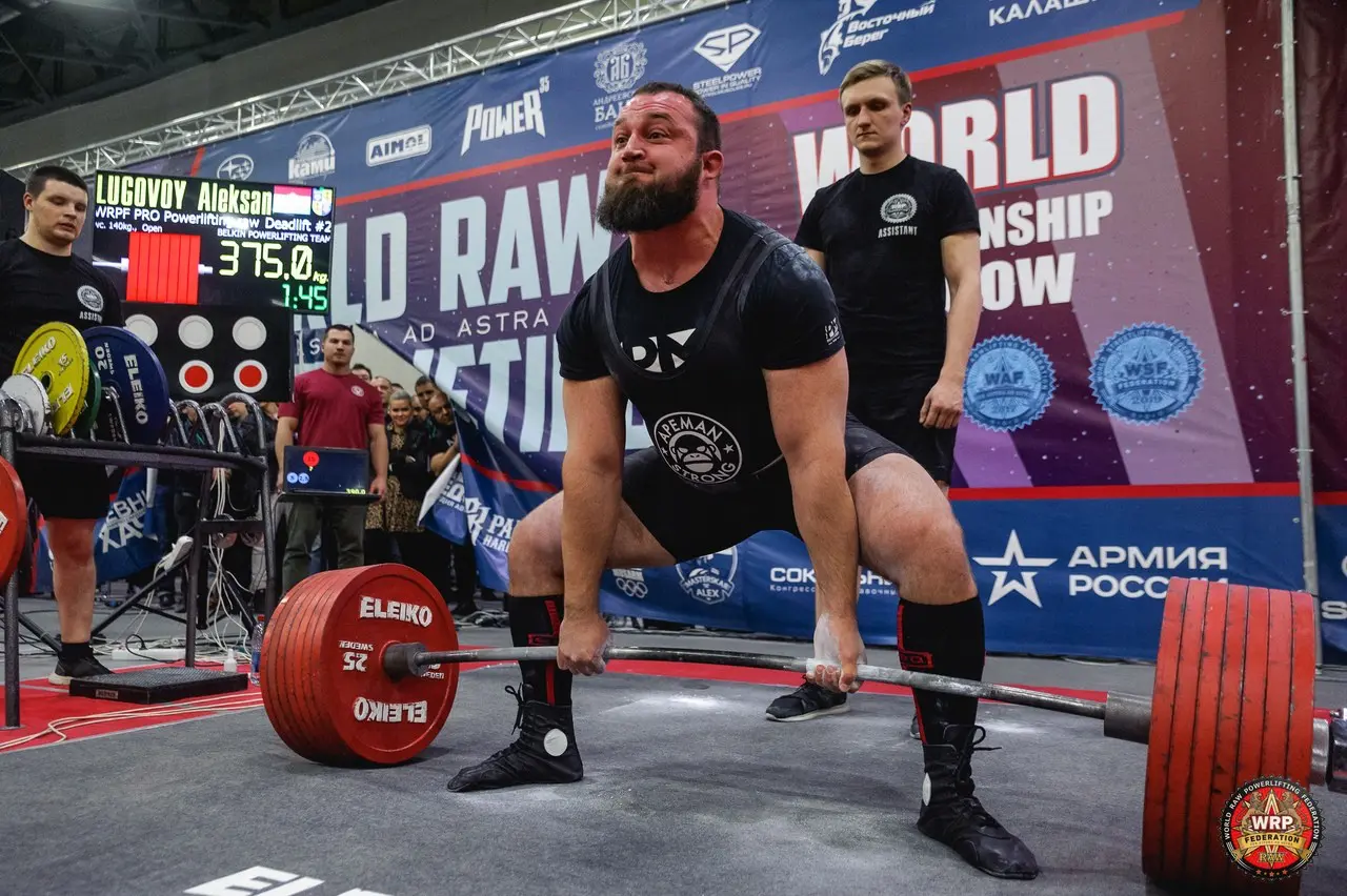 Alexander Lugovoy collects the amount of 1020 kg - Sport, Powerlifting, Squats, Bench press, Deadlift, Power, Video, Longpost