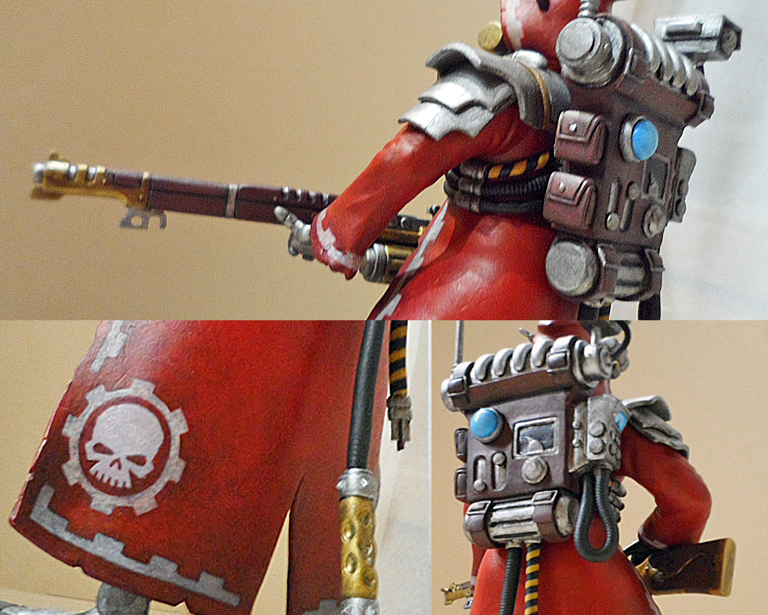 Skitarii Jaeger of the Adeptus Mechanicus - My, Handmade, Hobby, With your own hands, Creation, Warhammer 40k, Adeptus Mechanicus, Longpost