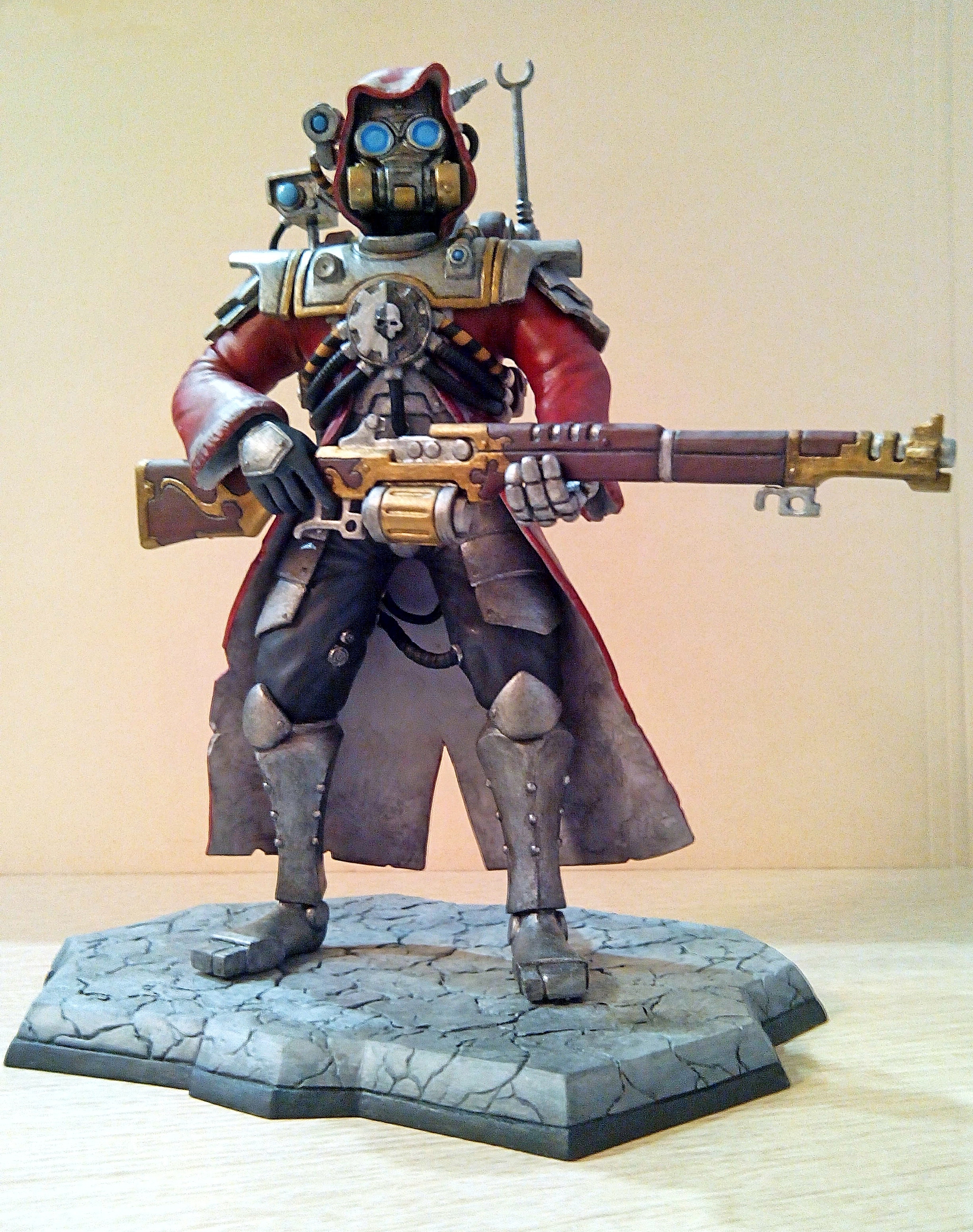 Skitarii Jaeger of the Adeptus Mechanicus - My, Handmade, Hobby, With your own hands, Creation, Warhammer 40k, Adeptus Mechanicus, Longpost