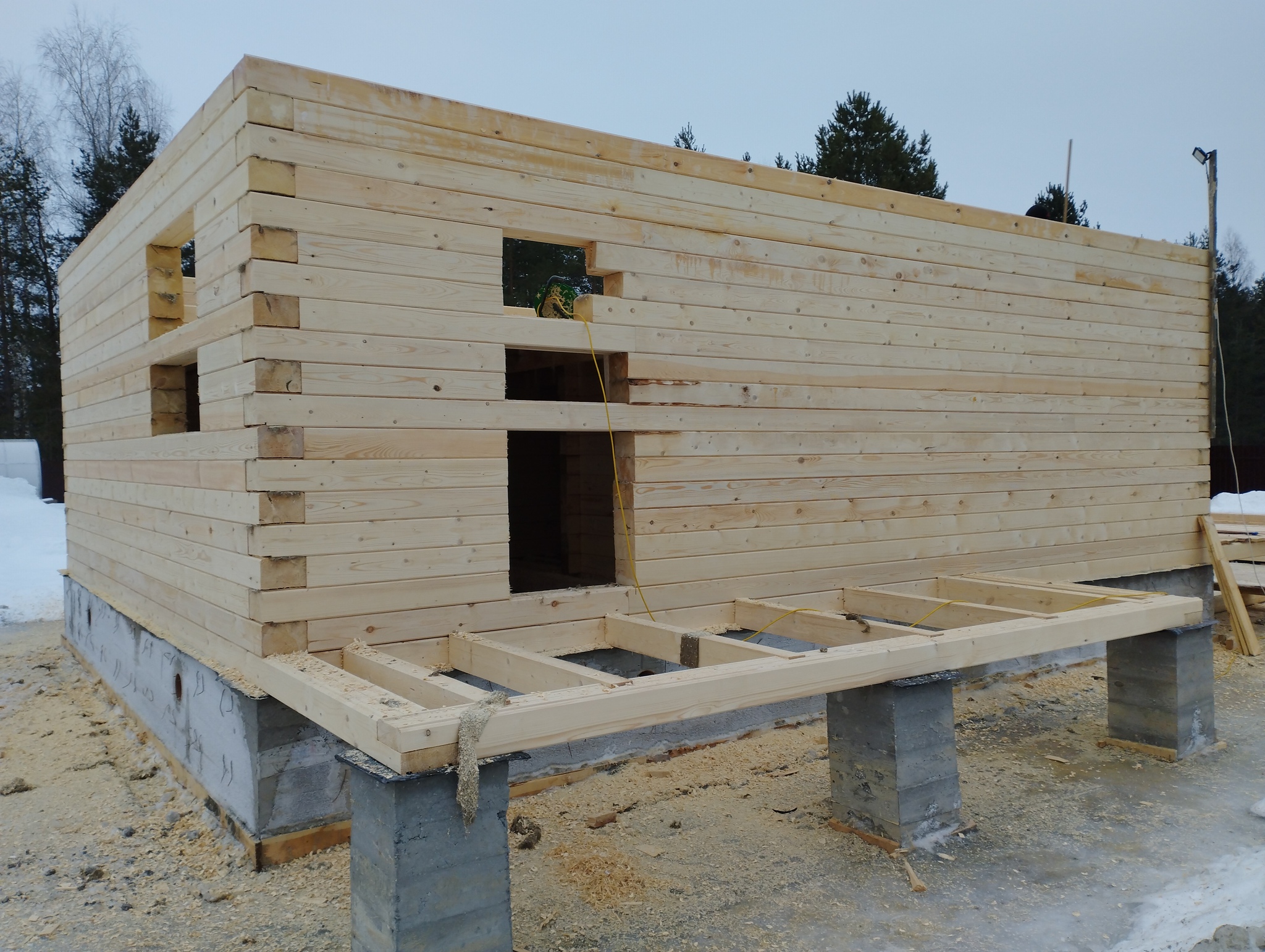 Continuation of the post Continuation of the post Strip foundation on the former runway - My, Building, Strip foundation, Timber house, Longpost