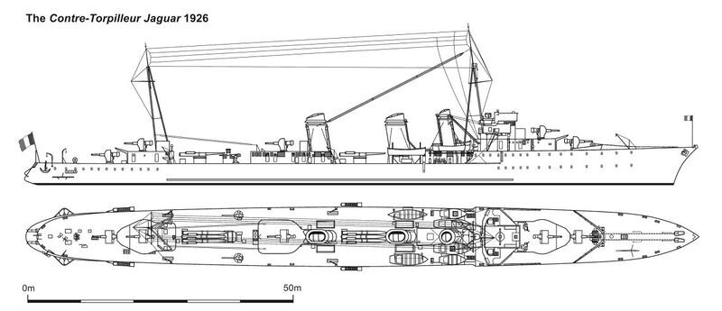 Fast and dangerous testing grounds for new technologies. French Jaguar-class destroyers - Ship, Facts, Military equipment, Story, Longpost