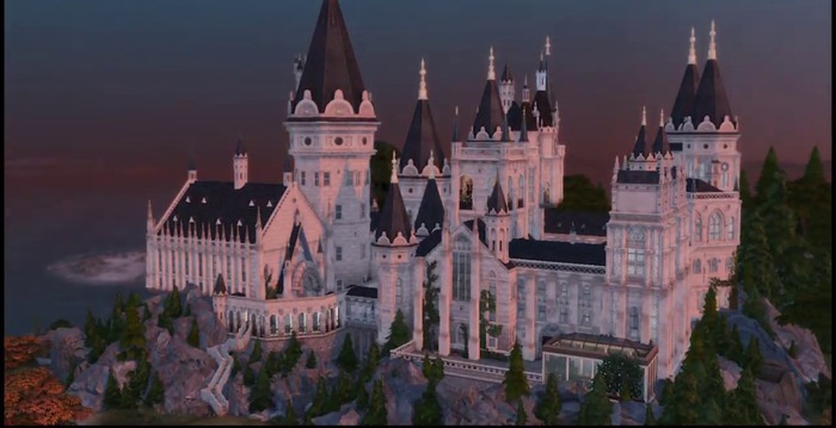 Castles speed up kwko. Симс 4 Гарри Поттер Хогвартс. Замок Hogwarts для SIMS. Замокзамок Гарри Поттера в симс 4. Замок Гарри Поттера в симс.