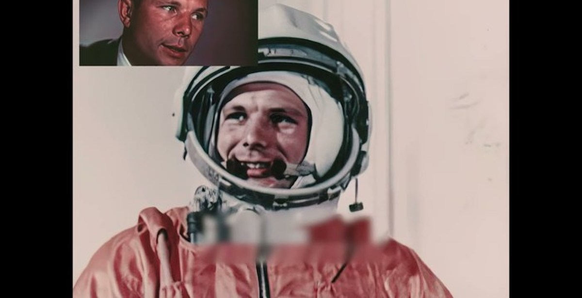 Гагарин первый полет в космос видео. Гагарин пикабу.