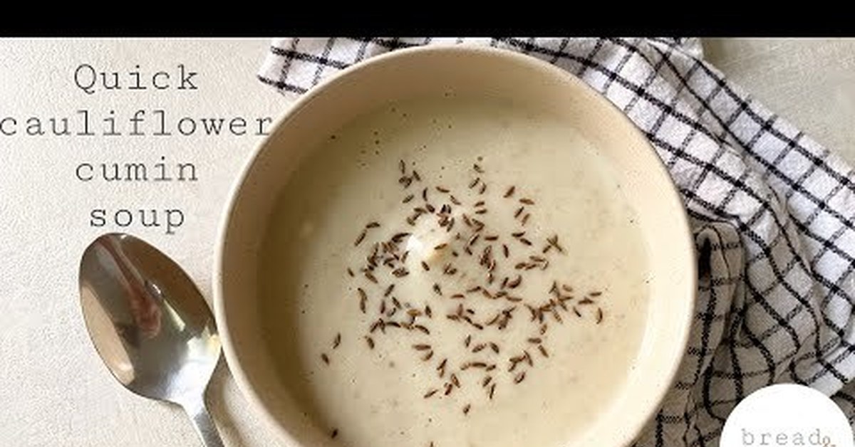 Quick Cauliflower Soup! - Soup, Puree, Cauliflower, Recipe, Yummy, Video recipe, Vegetables, Video